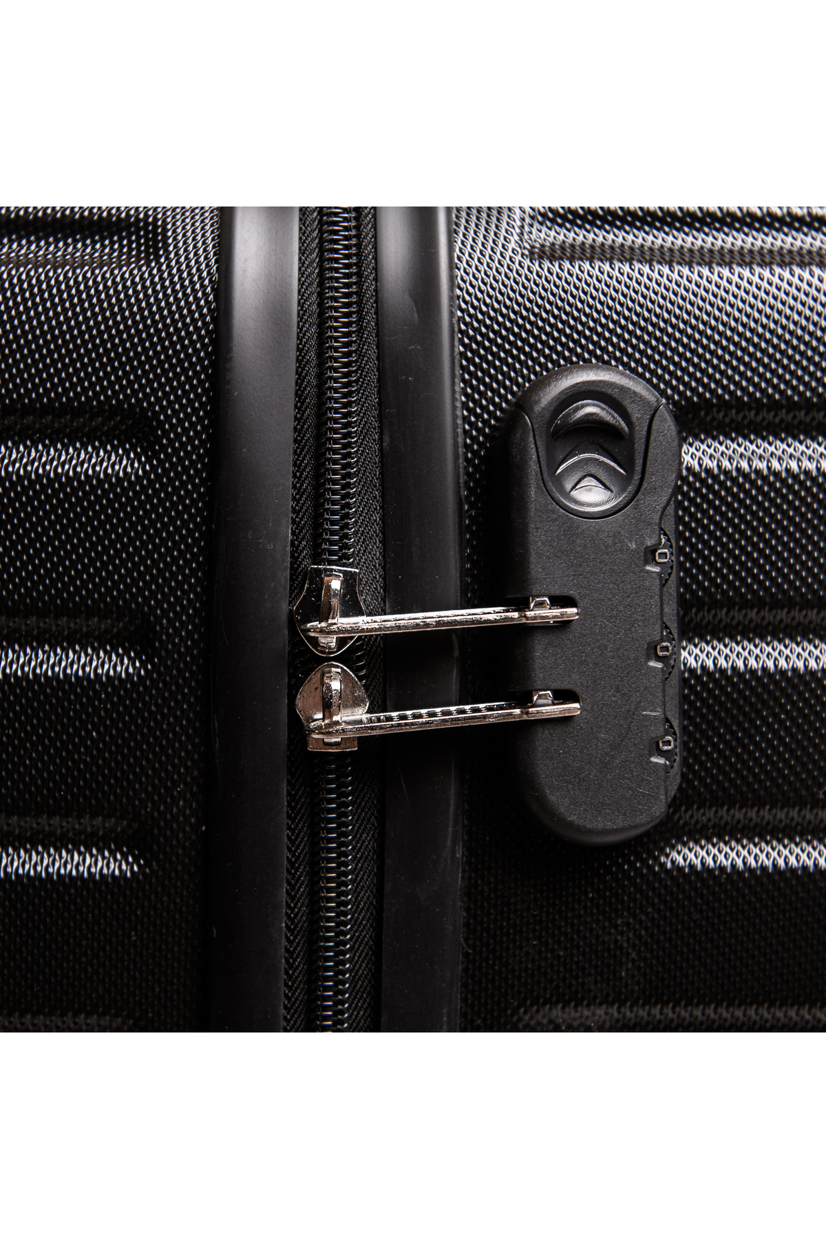 Travel POLO-Cabin trolley, TRAVEL POLO, 57x35x25cm, A1004, hand luggage, ABS suitcase, Black 4