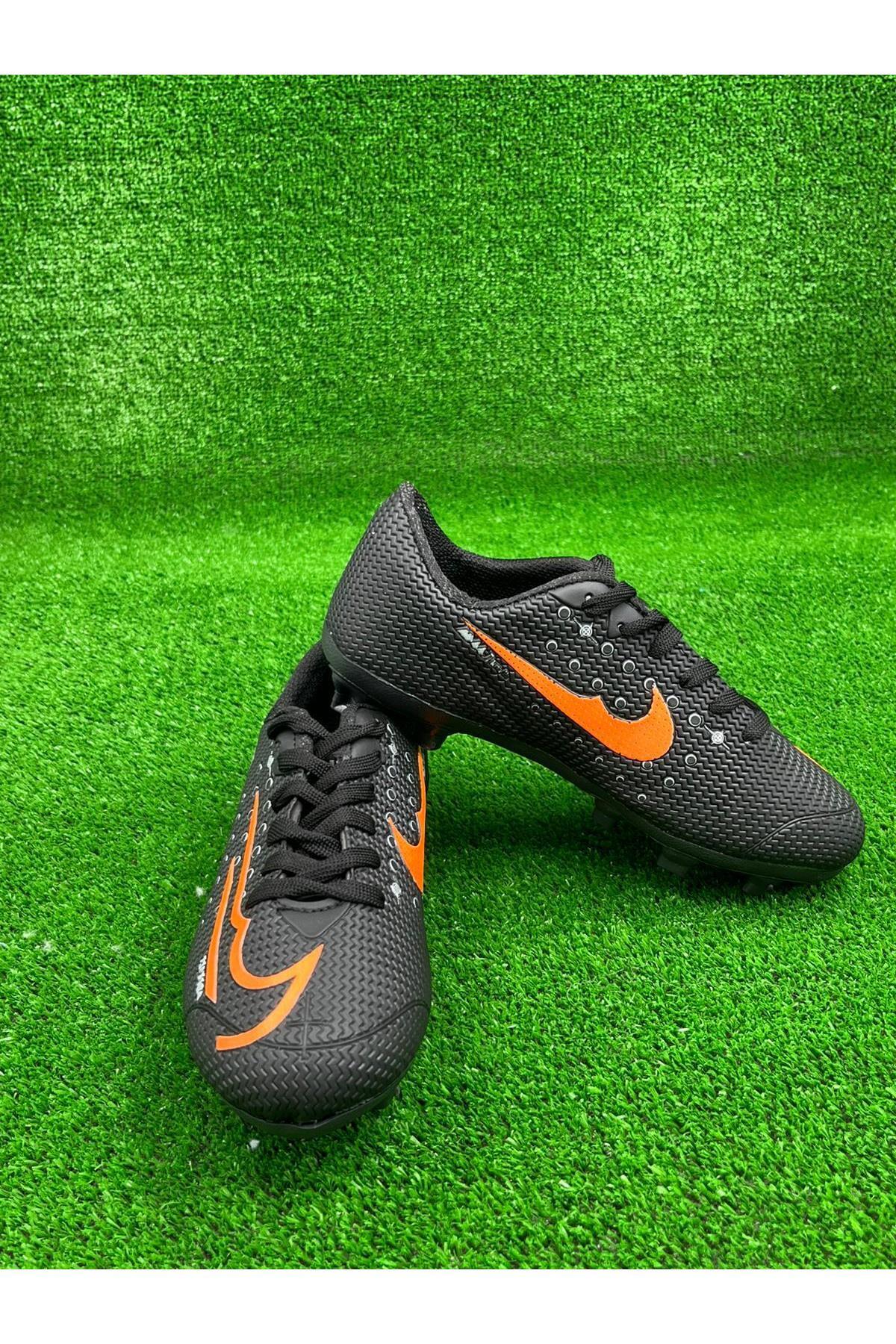 Moda Lime Erkek Çocuk Krampon Çim Saha Erkek Çocuk Futbol Ayakkabı Çivili Futbol Spor Ayakkabısı görsel 5