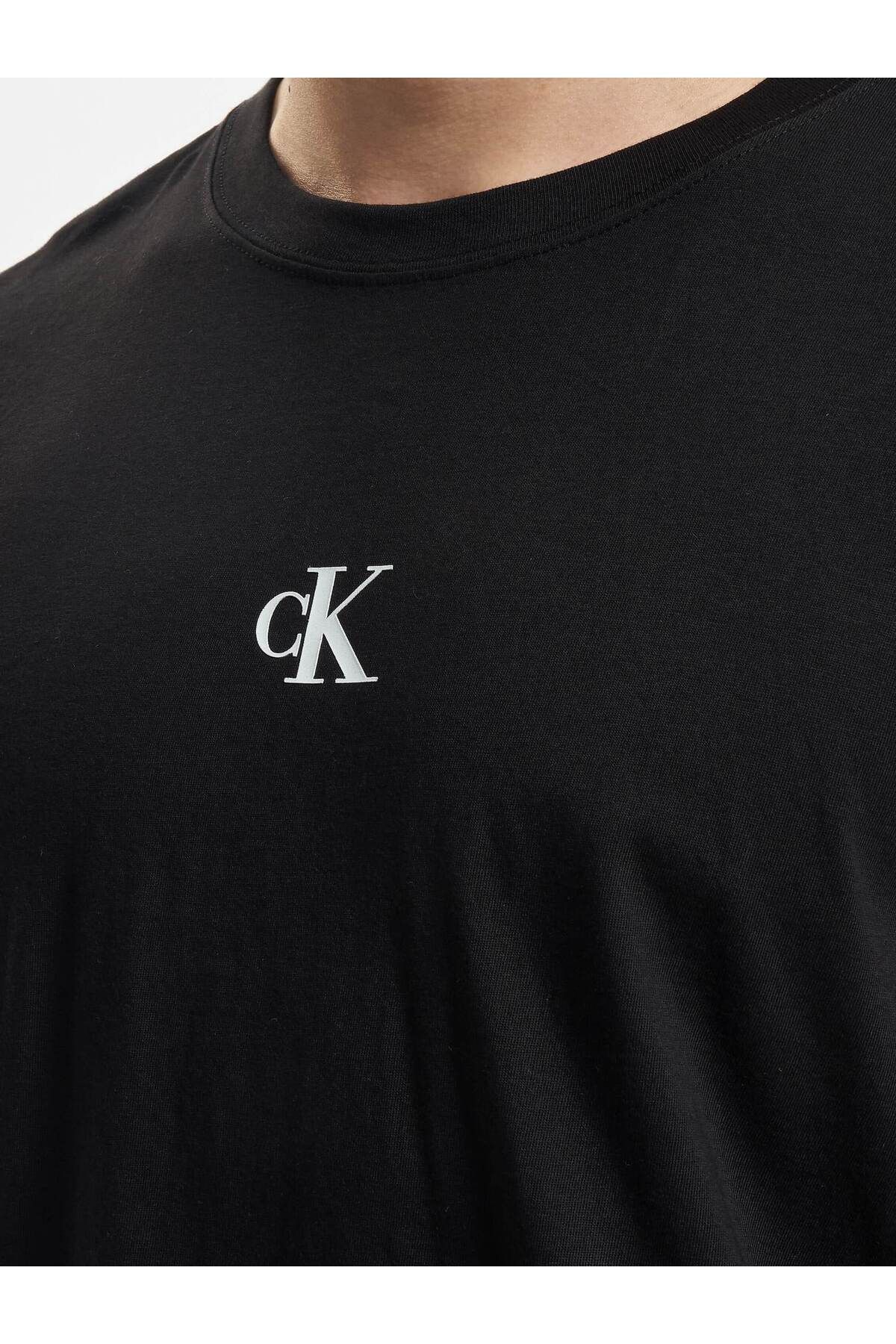 Calvin Klein-Herren Calvin Klein Jeans Stripe Colorblock T-Shirt 5