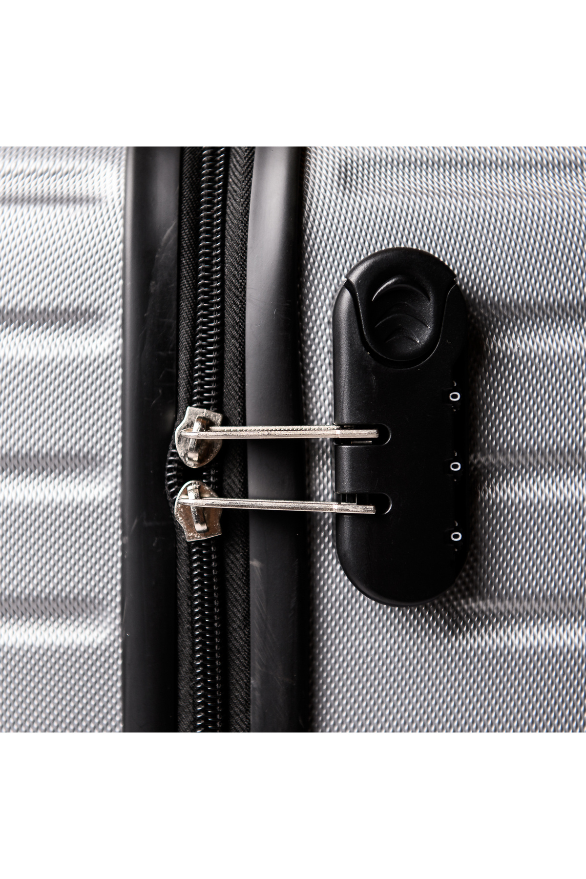 Travel POLO-Cabin trolley, TRAVEL POLO, 57x35x25cm, A1004, hand luggage, ABS suitcase, Grey 3