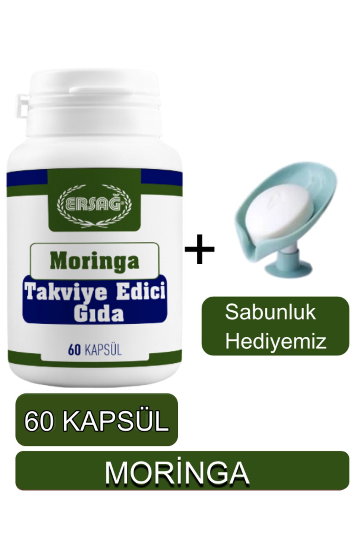 Ersağ Moringa Takviye Edici Gıda - Sabunluk Hediyemiz 2018-50