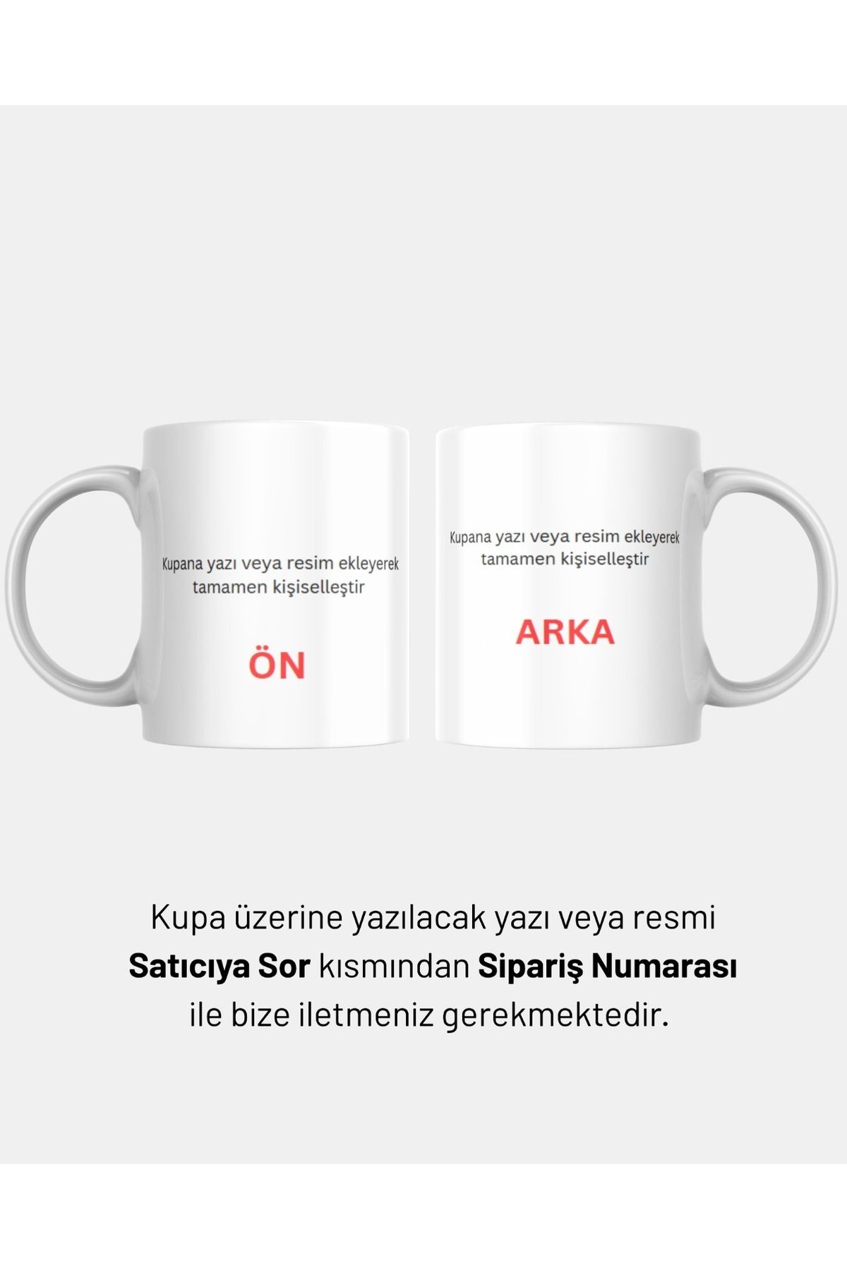 HDD Kişiye Özel Baskılı Kupa Bardak – Fotoğraf ve Yazı ile Tasarla