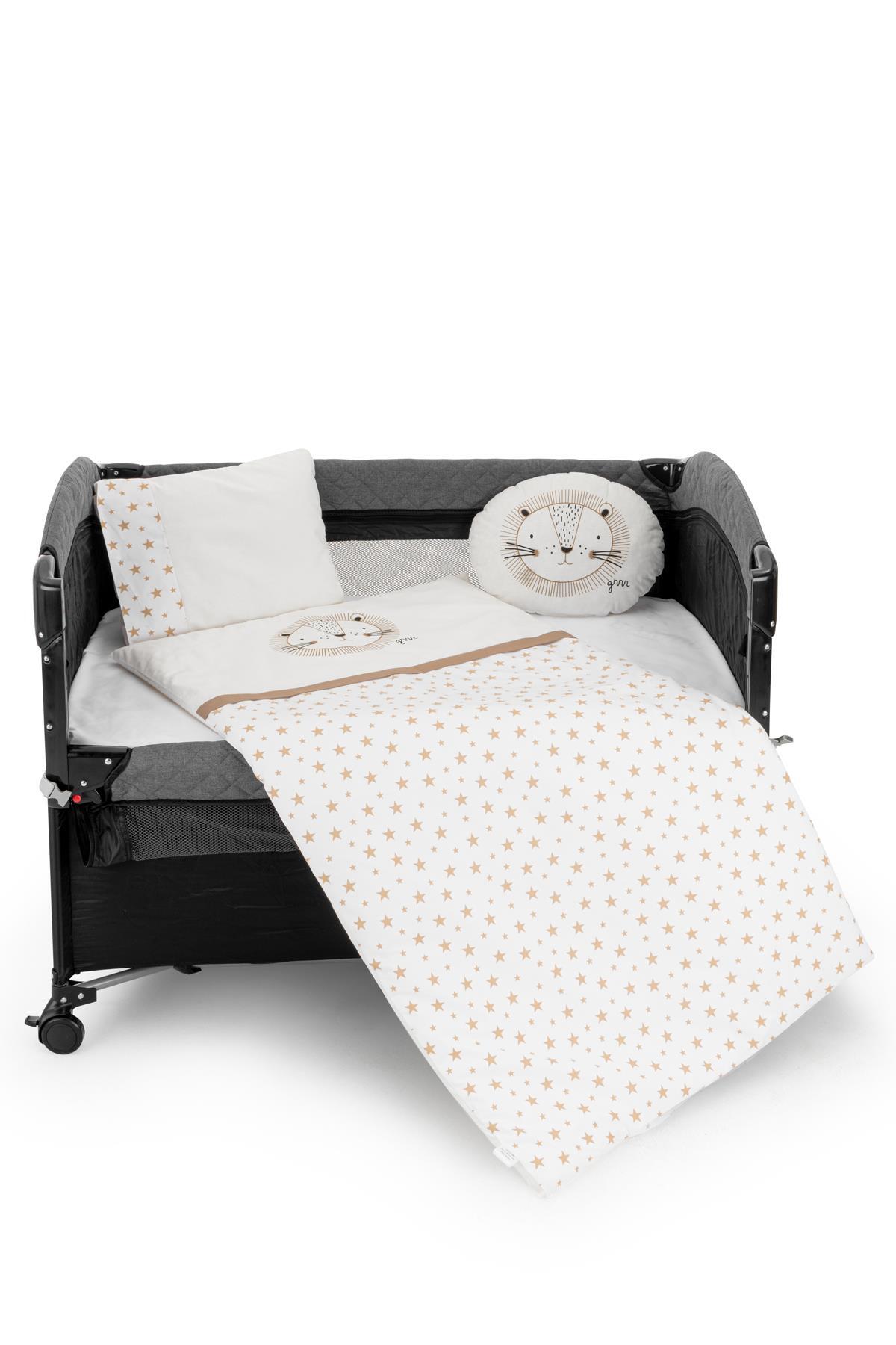 Wellgro Park Yatak Uyku Seti, Bebek Beşik Uyku Seti - 6 Parça, Bej fotoğrafı 3 (önizleme)