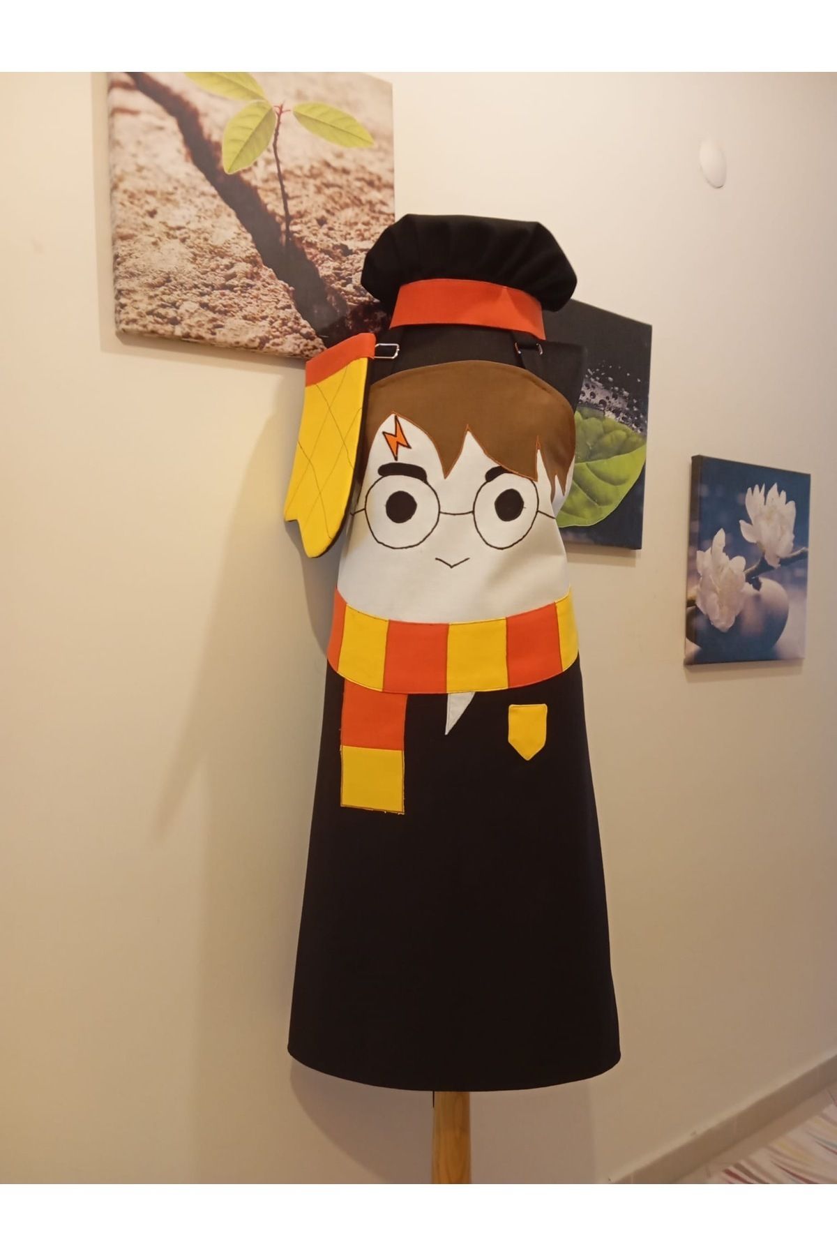 Sosyal Terzi Harry Potter Tasarımlı Mutfak Önlüğü Seti