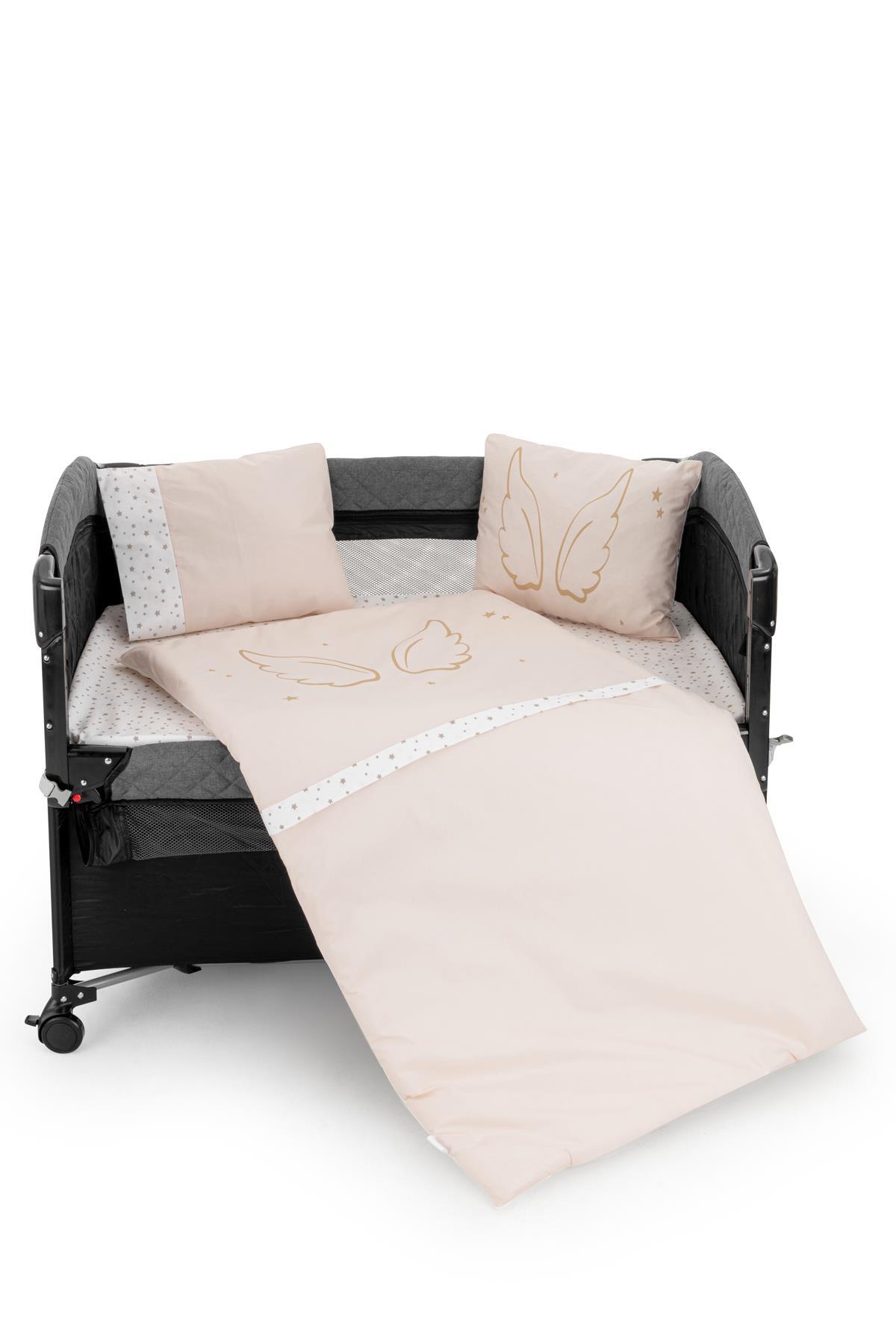 Wellgro Park Yatak Uyku Seti, Bebek Beşik Uyku Seti - 6 Parça, Pembe fotoğrafı 3 (önizleme)