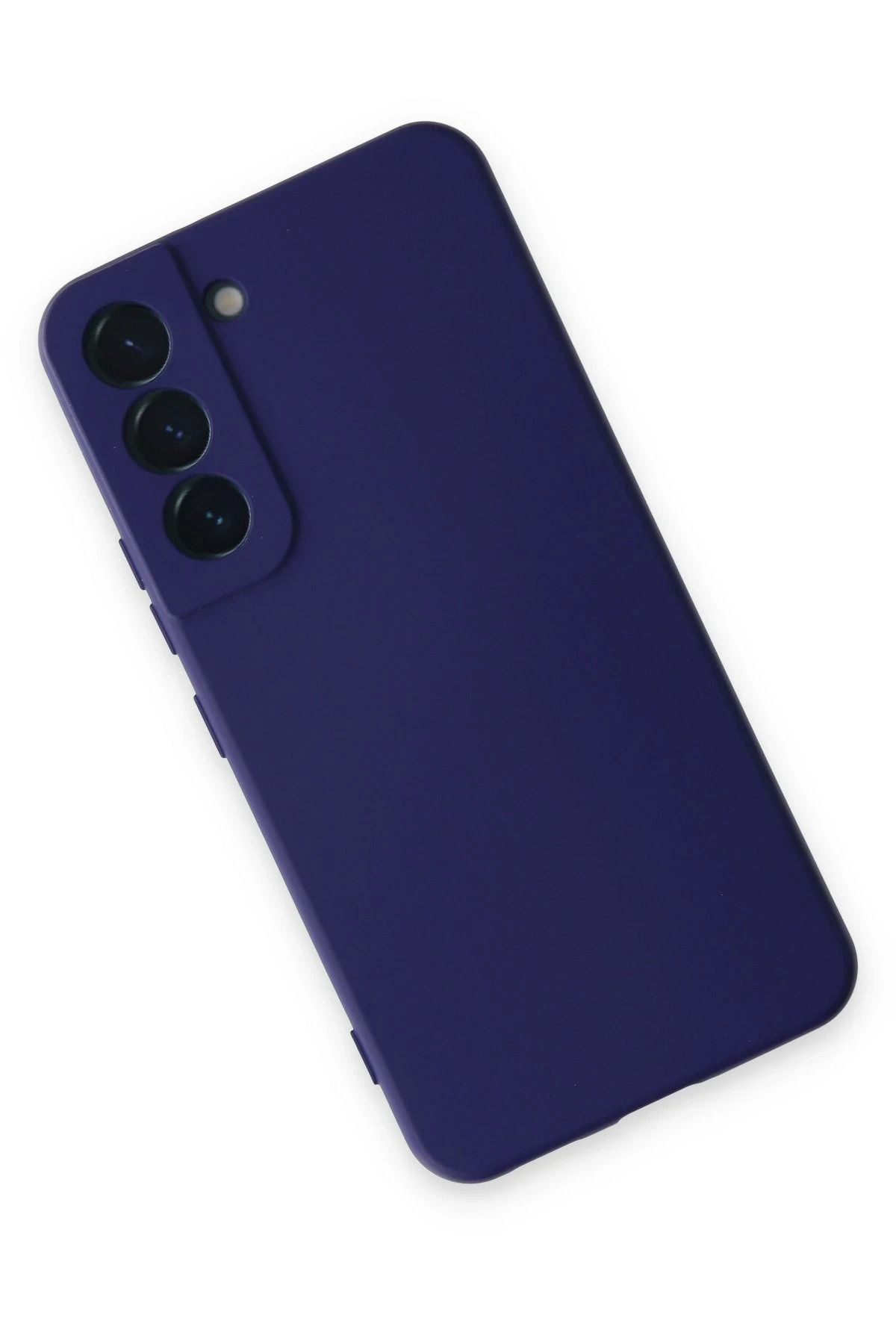 NewFace Galaxy S22 Uyumlu  Kılıf Nano içi Kadife Silikon - Mor YKTSN