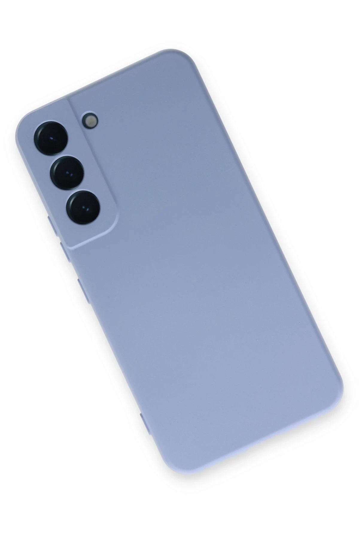 NewFace Galaxy S22 Uyumlu Kılıf Nano içi Kadife Silikon - Lila MRAYD