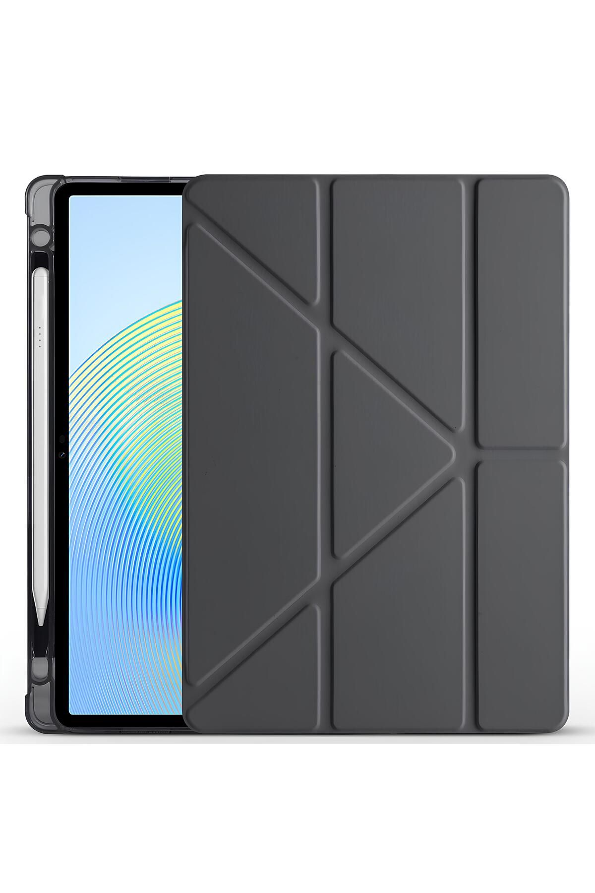 Hatreds Honor Pad V9 Uyumlu Akıllı Tri-Fold Tablet Kılıfı