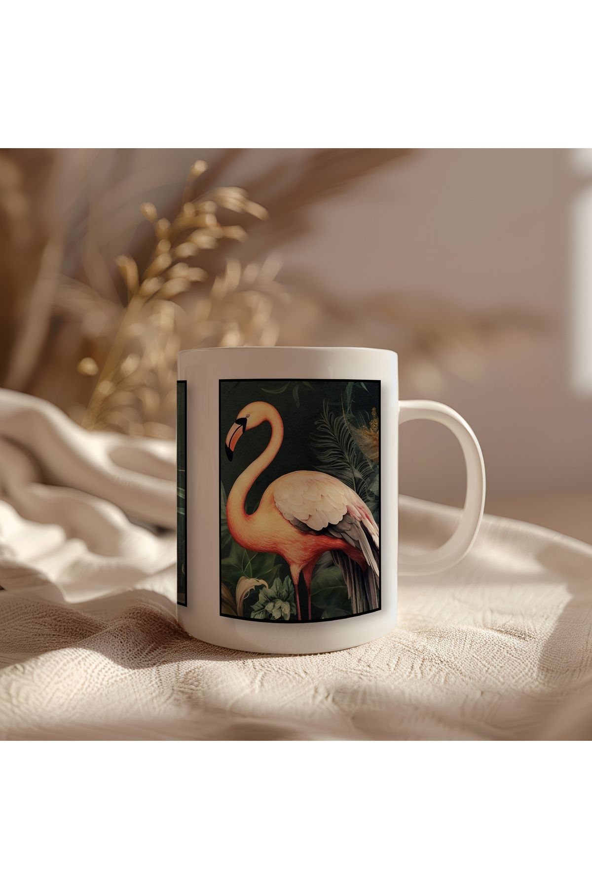 waspandhornet Flamingo Desenli Kupa