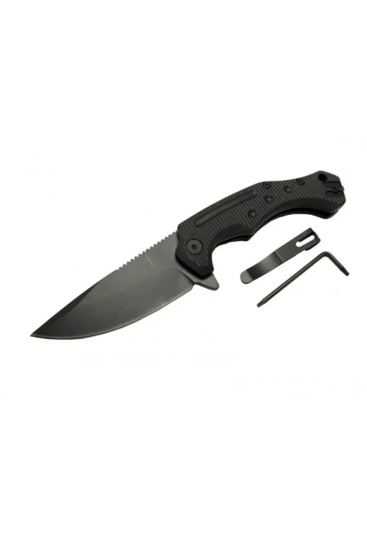 ÇERÇİCİ Zero Error 7-12 Black Çakı 22 Cm Manuel, Kemerlikli