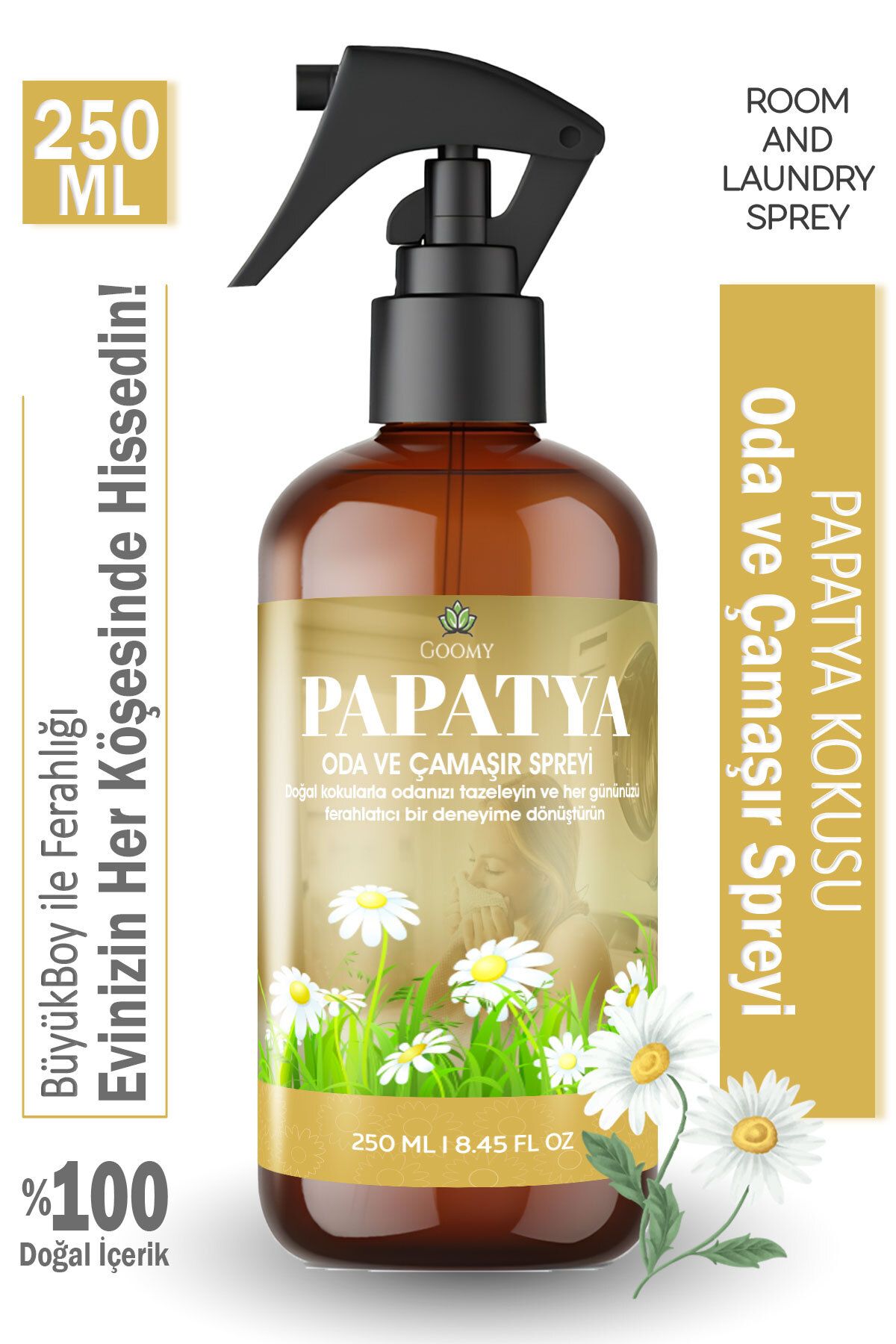 Lofty Papatya Oda Ve Çamaşır Spreyi Oda Kokusu Oda Spreyi – Chamomile Room & Fabric Mist 250ml