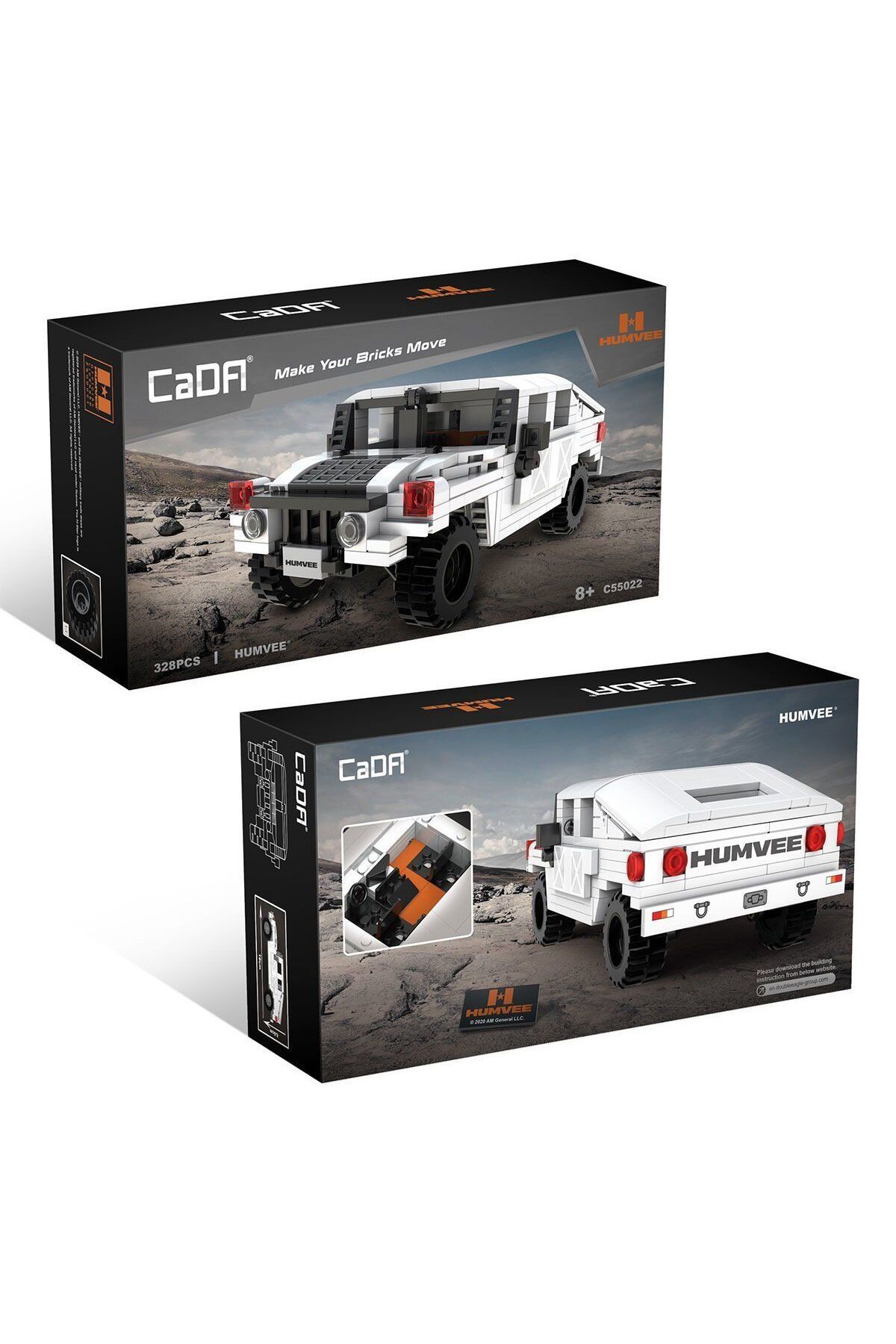 opencart Yeni Opencart C55022W Cada Humvee Jeep Blok Seti 328 Parça- Life Kampanya!!!
