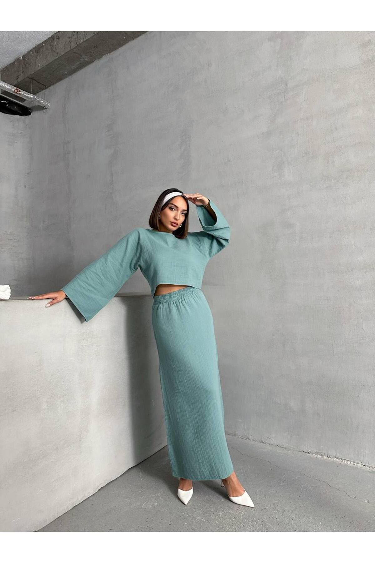 fhk atelier Muslin Etek Takım