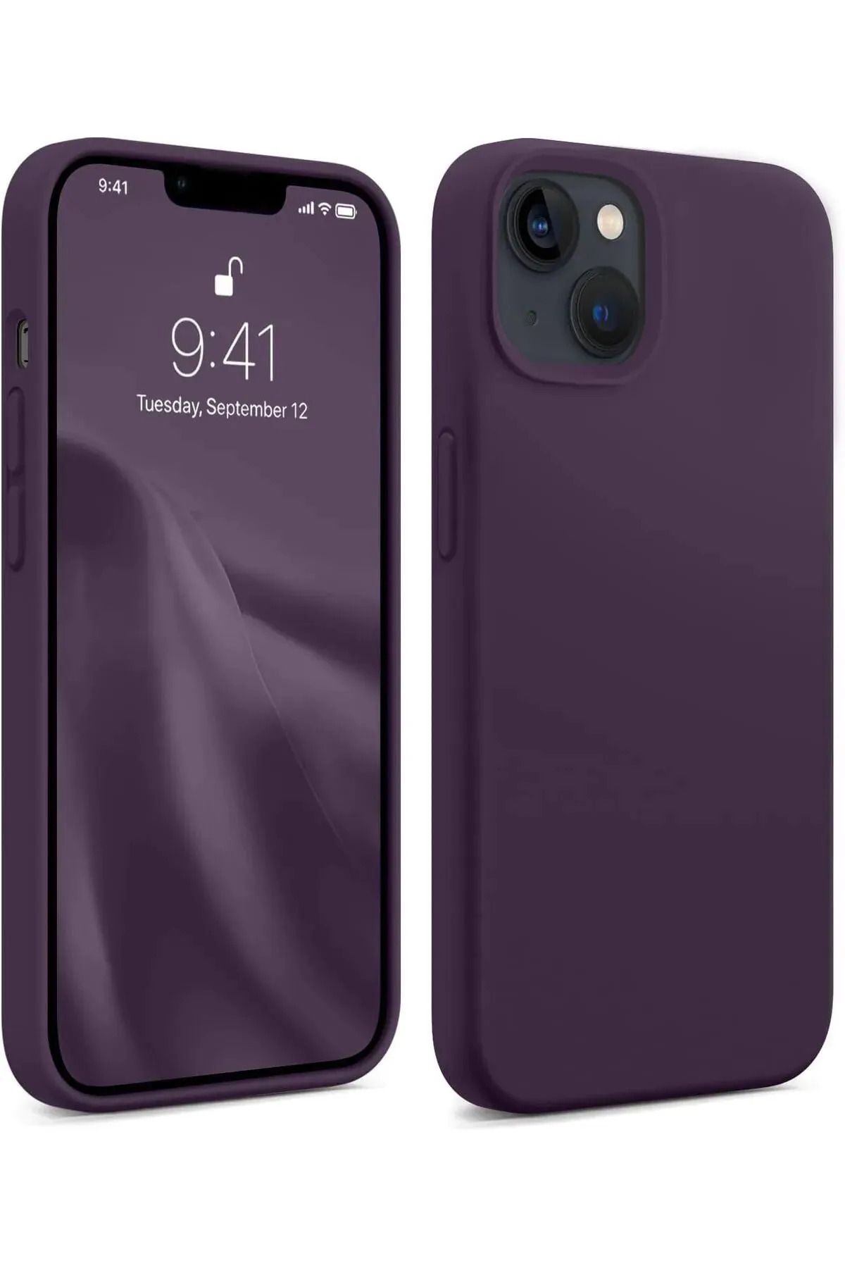 landscapecase Apple Iphone 13-14 Lansman Kılıf Içi Kadifeli Kamera Yükseltili Silikon Kapak