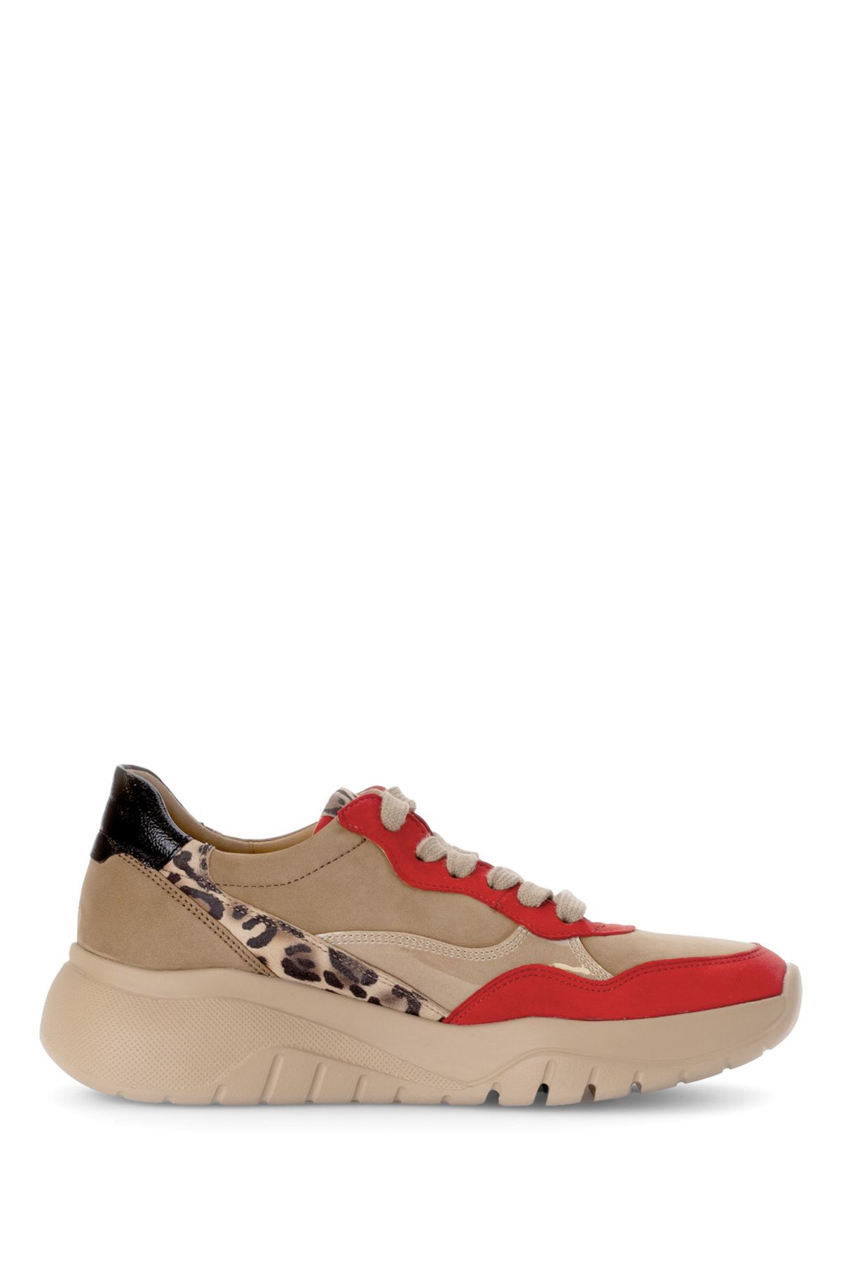 GABOR 53451 Gabor Kadın Leopar Detaylı Sneaker Ayakkabı 4.0-7.5