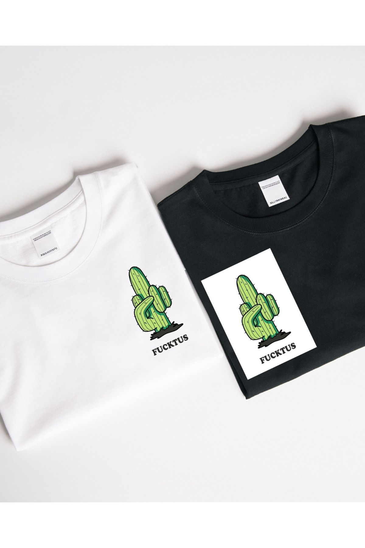 Ebiidesign F*cktus Tasarımlı Baskılı T-Shirt