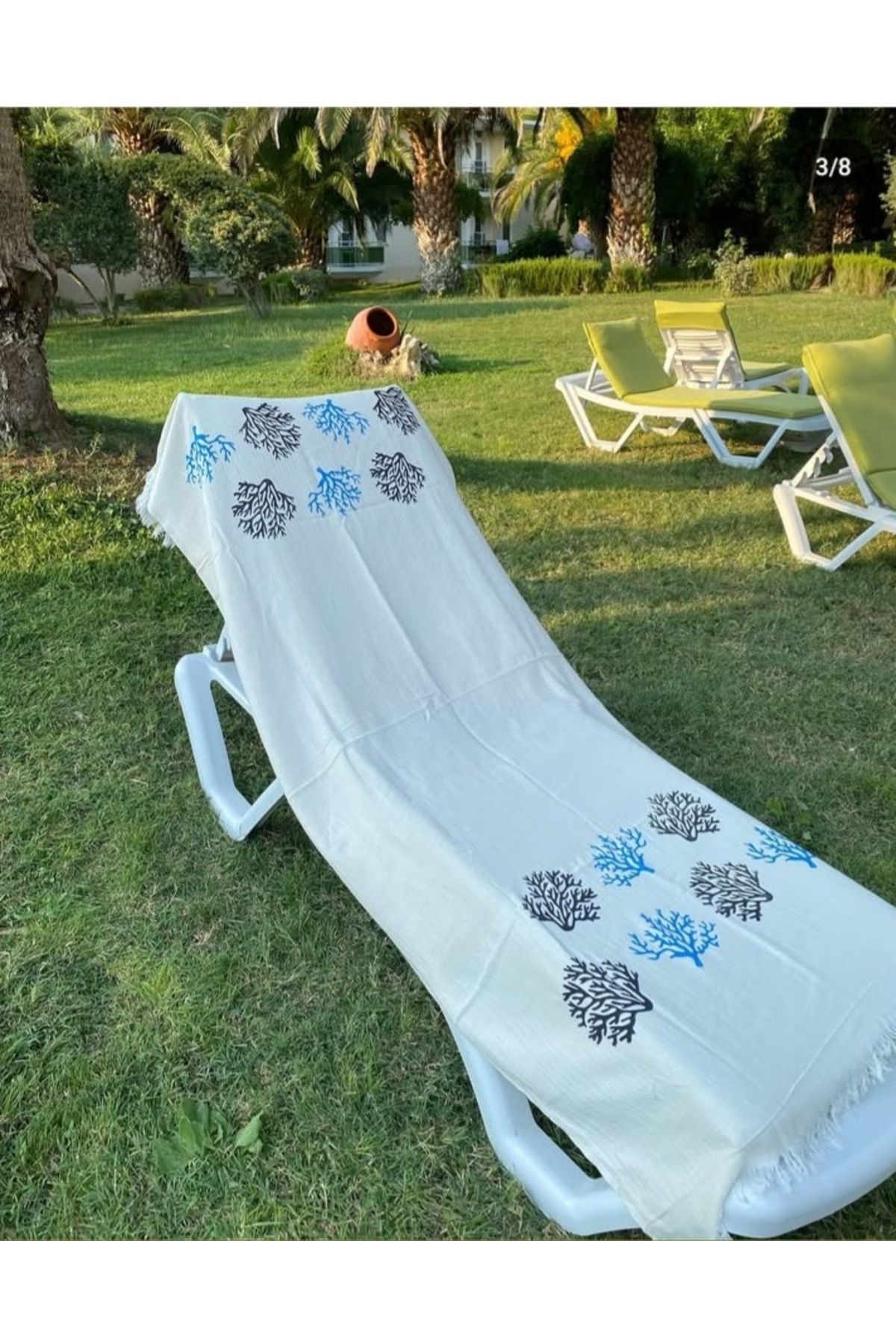OZANHOM BIG EYES ORGANIK MUSLIN PESTEMAL HAVLU EBAT 90X180