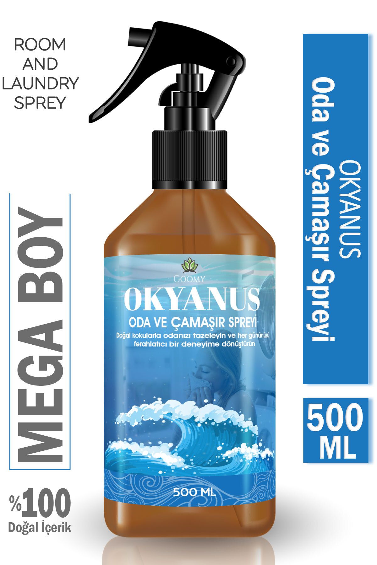 Lofty Okyanus Oda Ve Çamaşır Spreyi Oda Kokusu Oda Spreyi – Ocean Breeze Room & Linen Mist 500ml