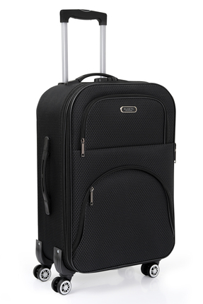 OLEETS 8 Tekerli Su Geçirmez Kumaş Orta Boy Valiz