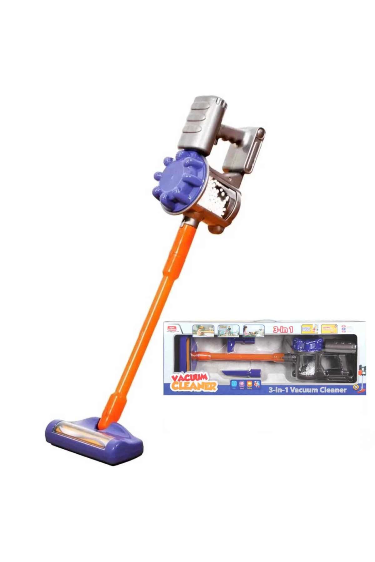 MR RZN STORE Vacuum Cleaner Pilli Kablosuz Oyuncak Dikey Elektrik Süpürgesi