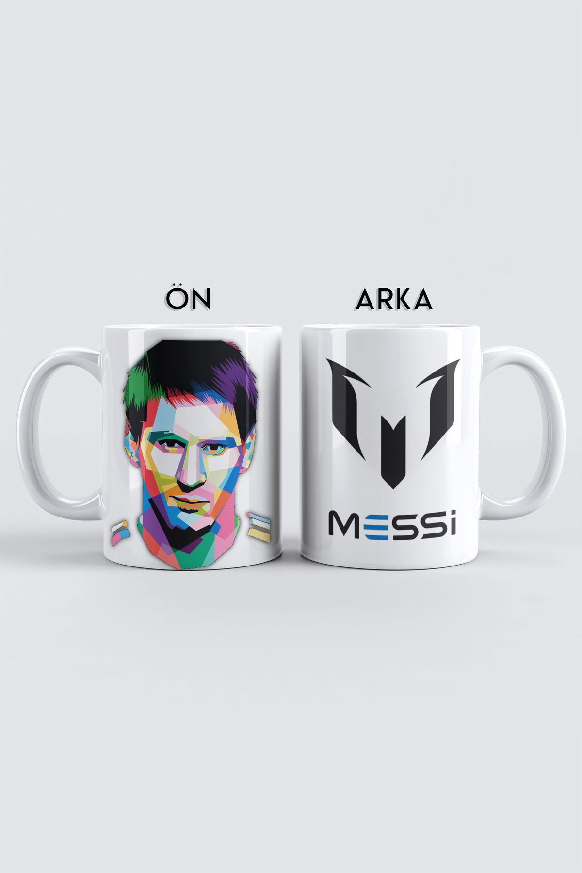 DekorHane Leo Messi, Futbol Temalı Porselen Kupa Bardak