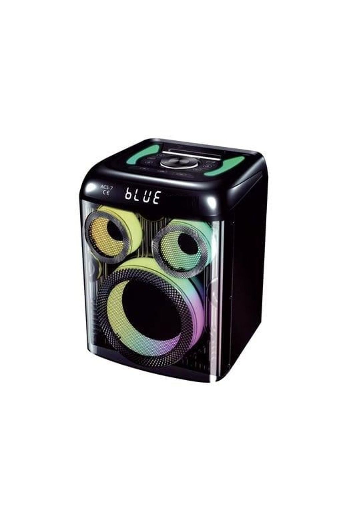 EN SİGA 50W Bluetooth Hoparlör 8” İnç Speaker, Mikrofon, RGB Yüksek