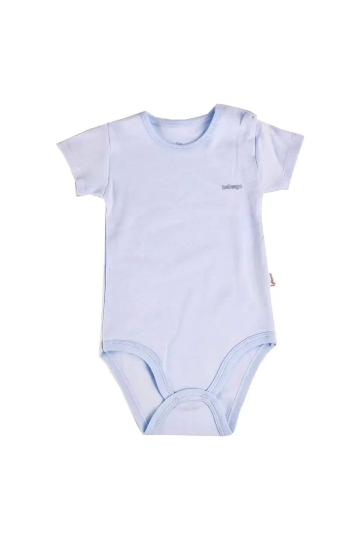 Moda Şahsenem Basic Kısa Kol Body Mavi