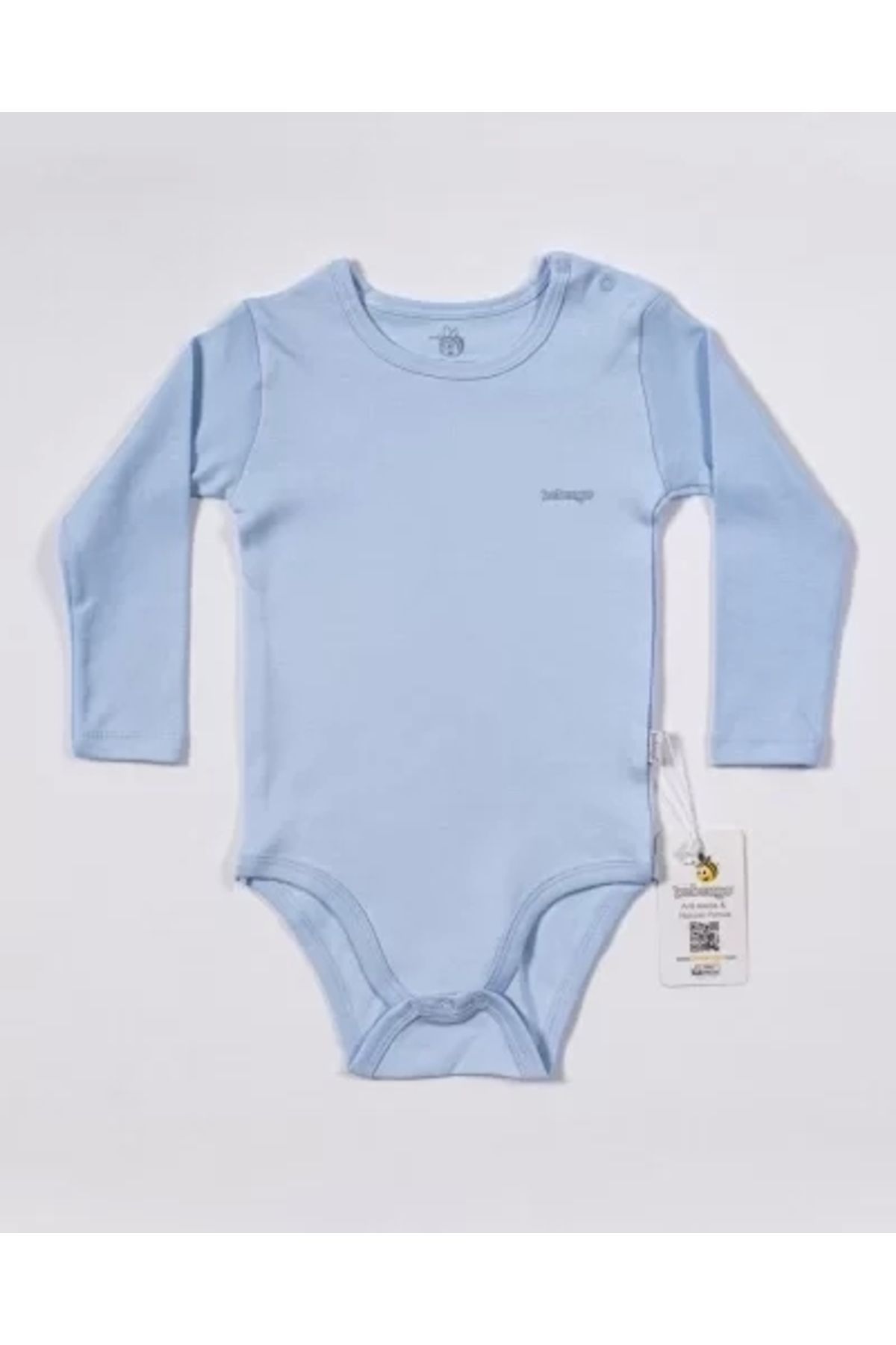 Moda Şahsenem Basic Uzun Kol Body Mavi
