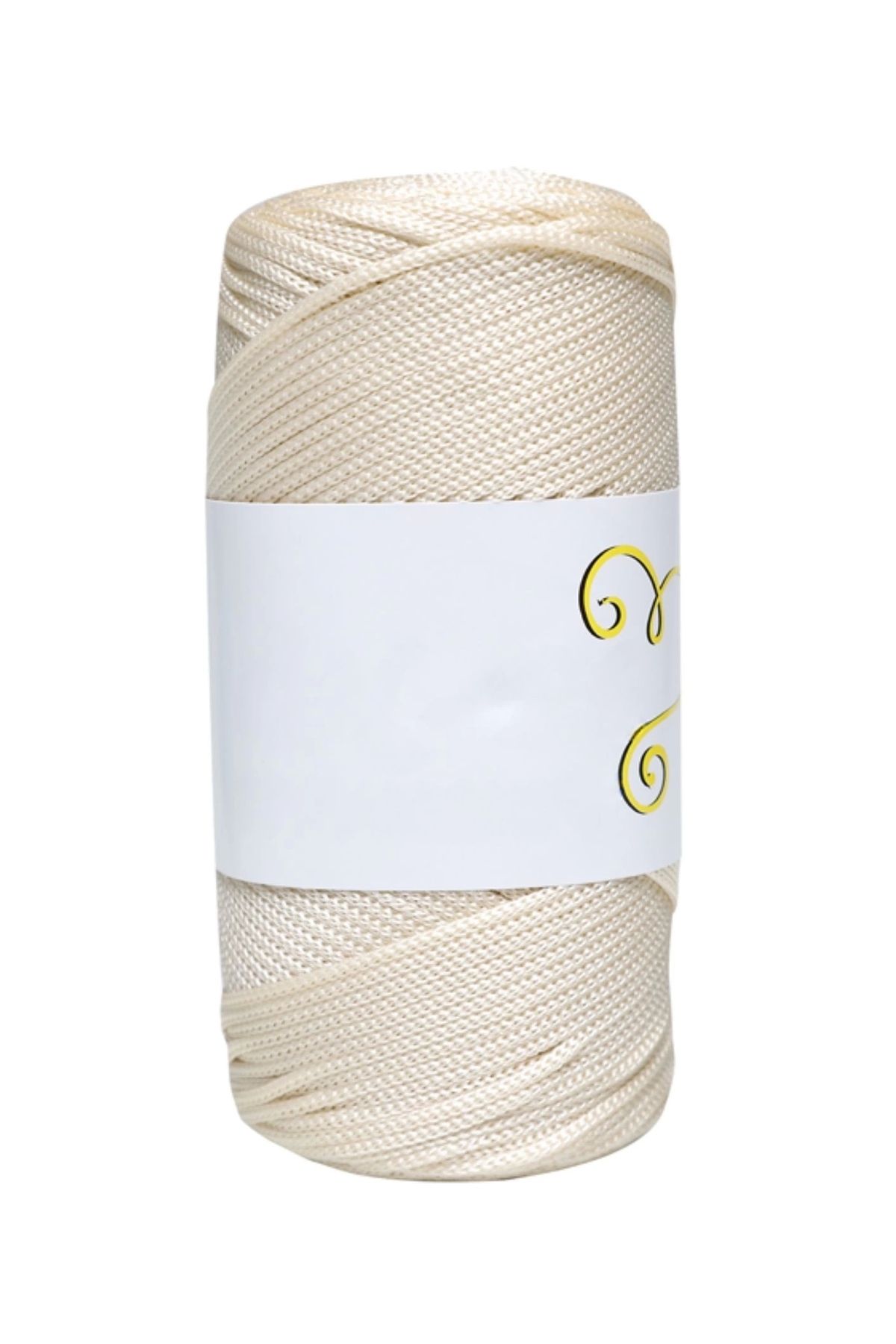 P Parla Makrome İpi 3mm Polyester Ekru