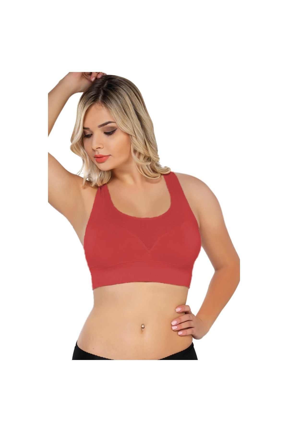 Narnuga MİRAXX CORAL MI Emay 4027 Seamless Tül Pedli Toparlayıcı Büstiyer