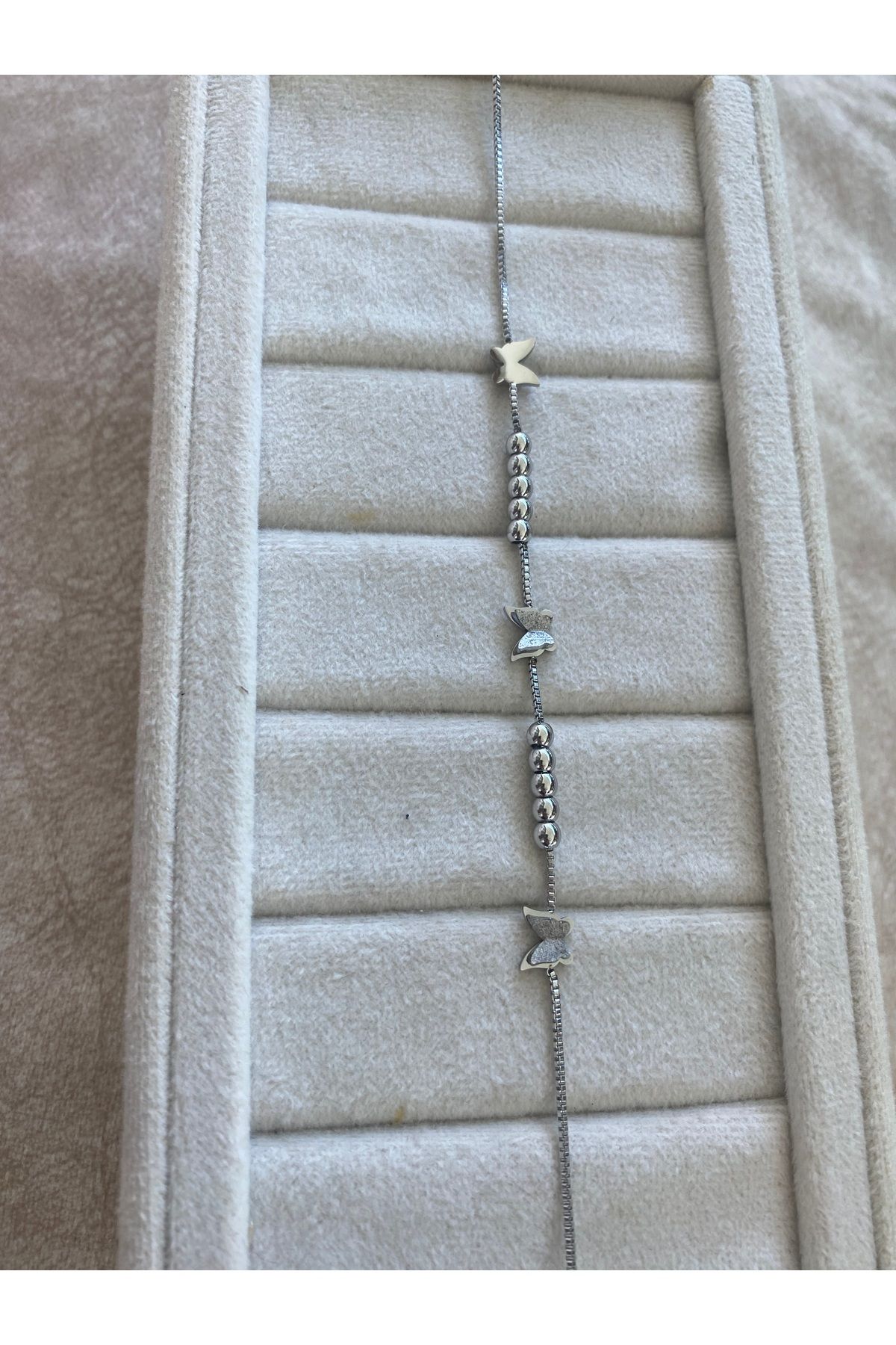 DESİGN Sisters Accessories Gümüş Renk Çelik Halhal