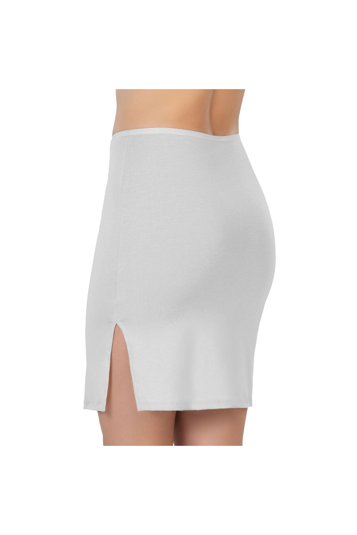 Narnuga MİRAXX BEYAZ MI Emay 1438 Modal Cotton Midi Jupon