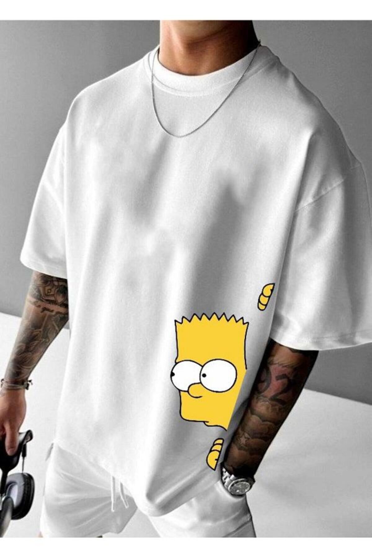 DWN WEAR OVERSİZE PAMUKLU TSHİRT
