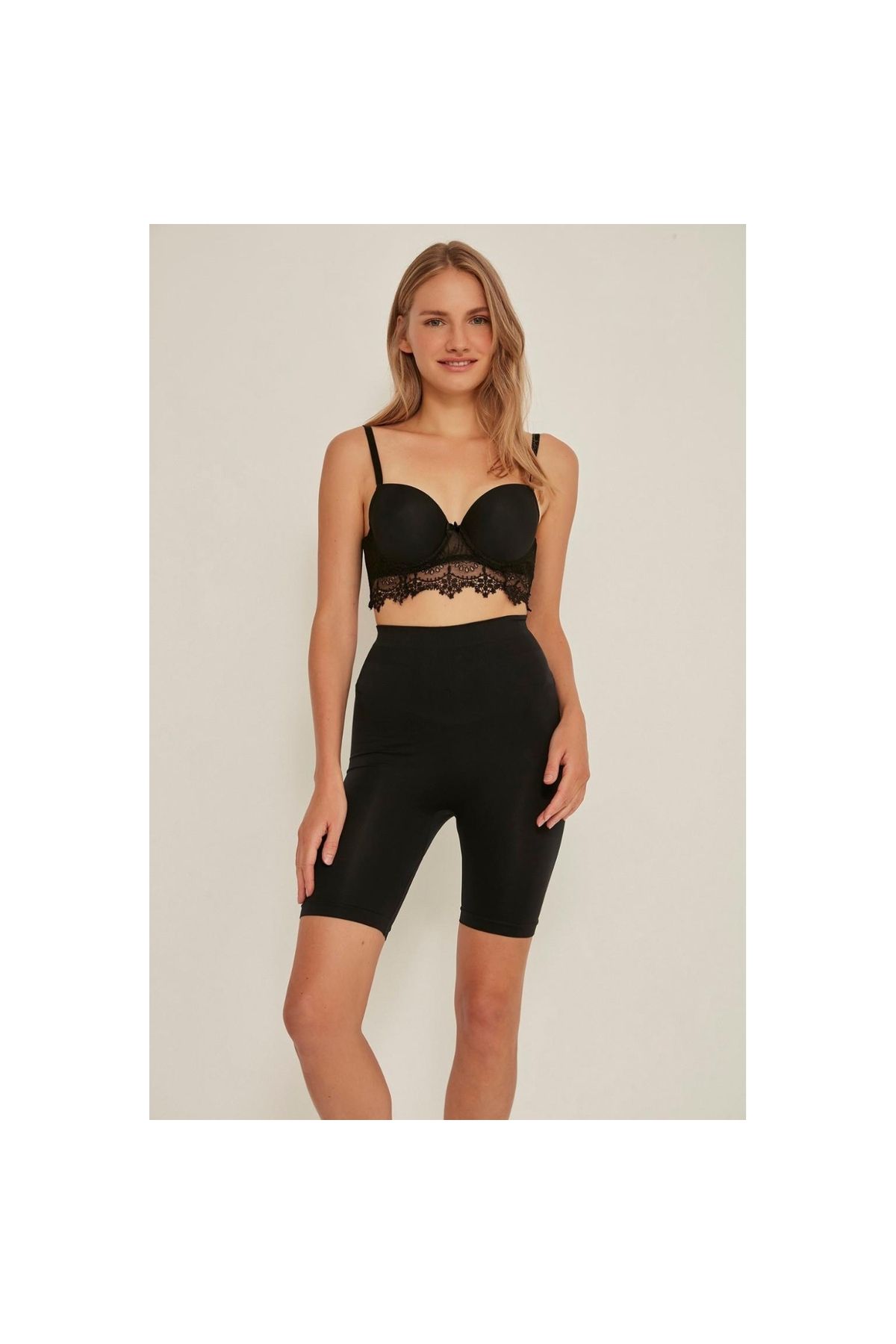 Marsilyan MODLİVE SİYAH MI Emay 3005 Soft Uzun Paçalı Boxer Korse