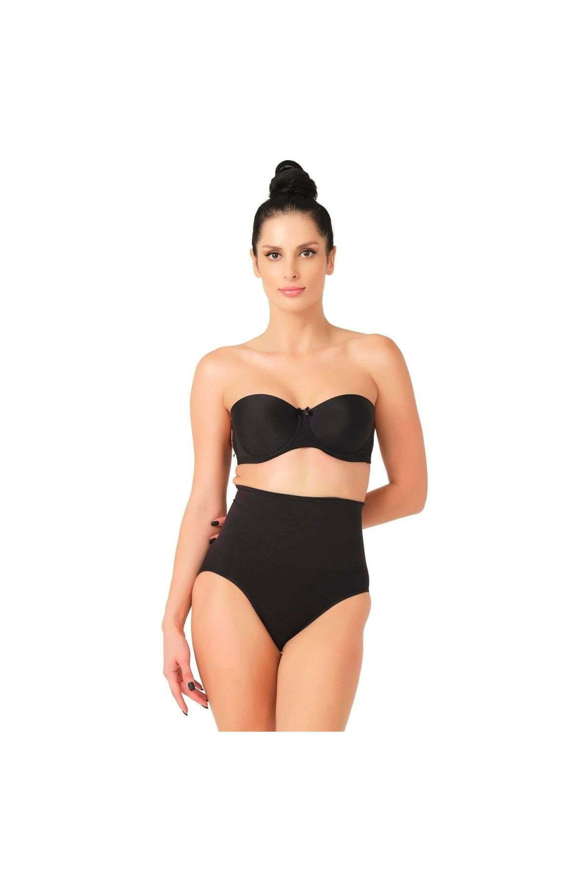 Marsilyan MODLİVE SİYAH MI Emay 2021 Double Düşük Bel Slip Korse