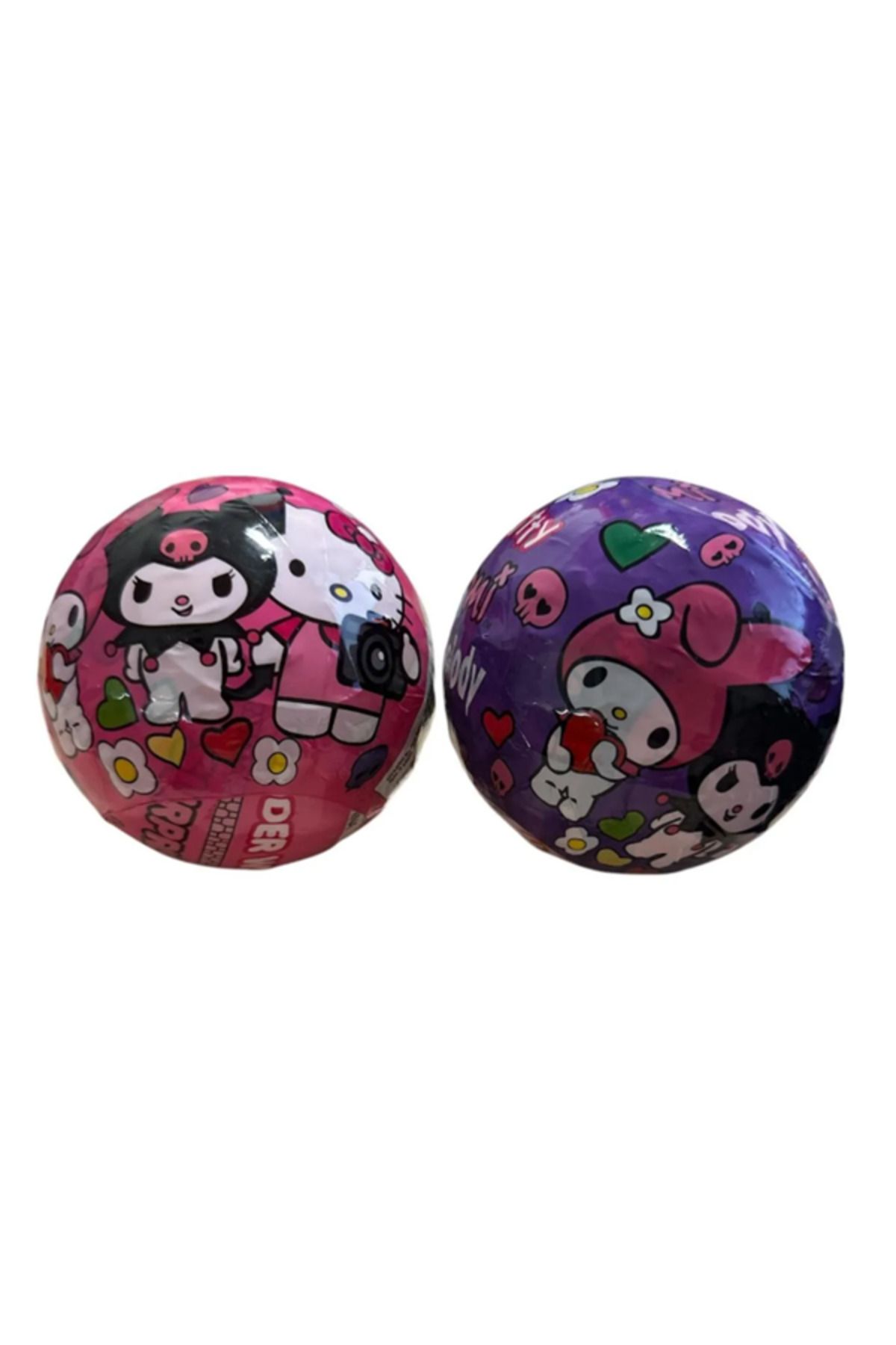 Flower Toys Kuromi Hello Kitty My Melody Surprise Sürpriz Eğlenceli Top 2 Adet