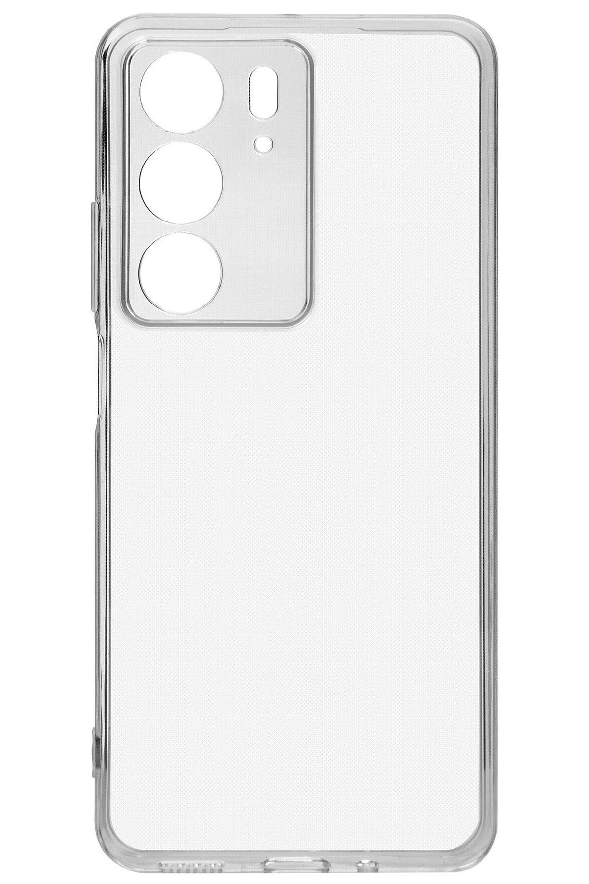 NewFace Realme C75 Kılıf Lüx Şeffaf Silikon MRAYD
