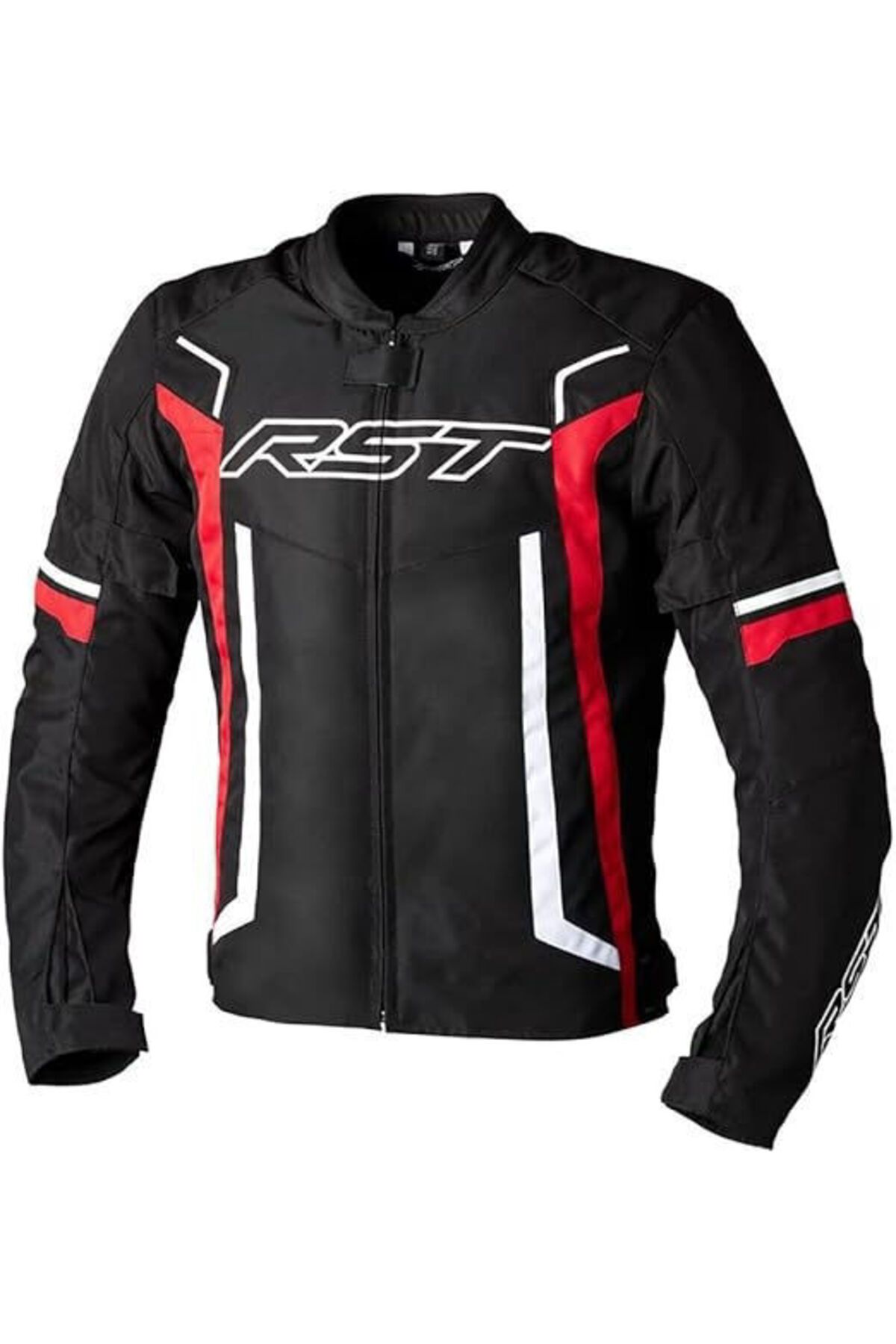 RST Pilot Evo Mevsimlik Motosiklet Ceketi Siyah Beyaz Kırmızı