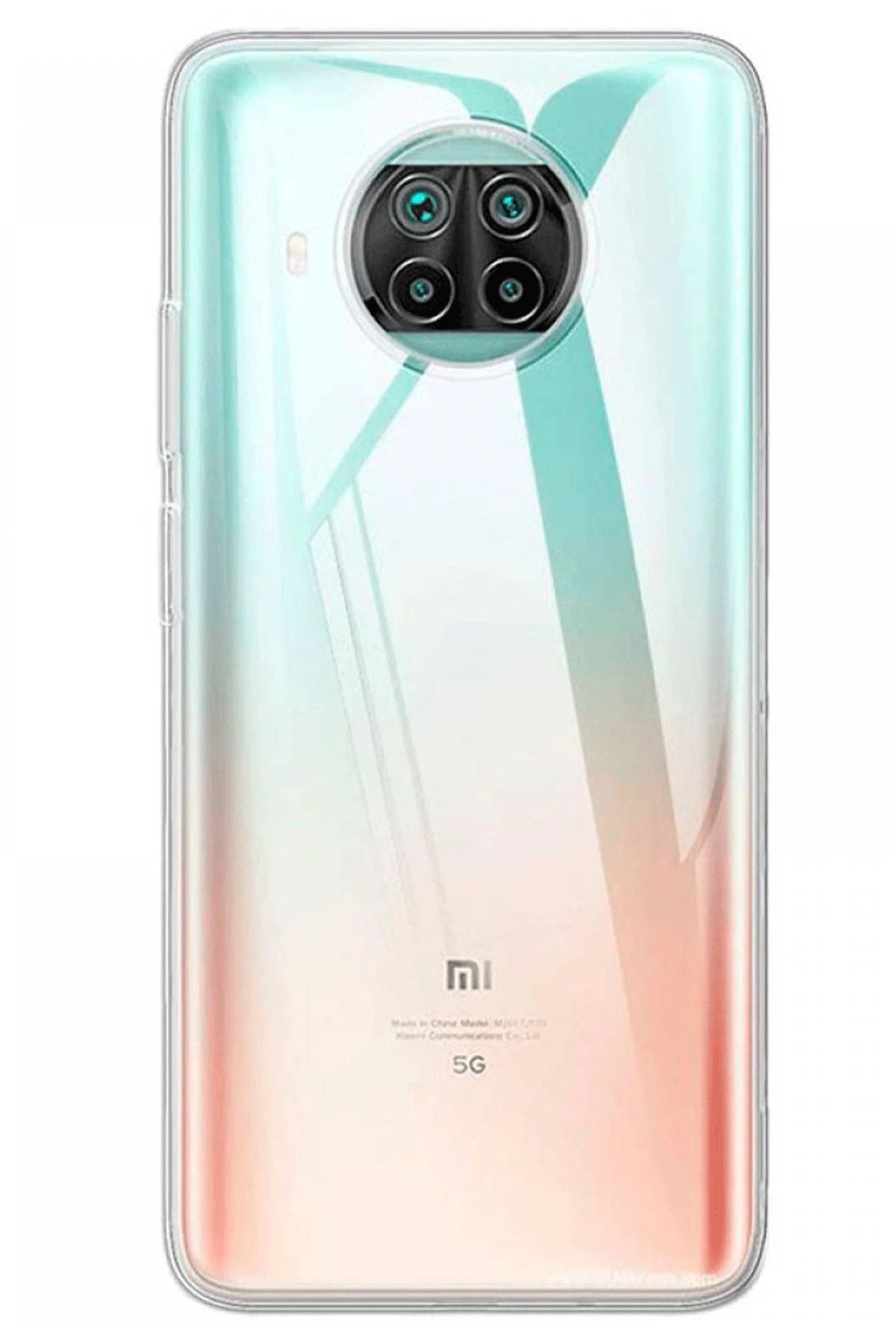 NewFace Xiaomi Mi 10T Lite Kılıf Lüx Şeffaf Silikon MRAYD