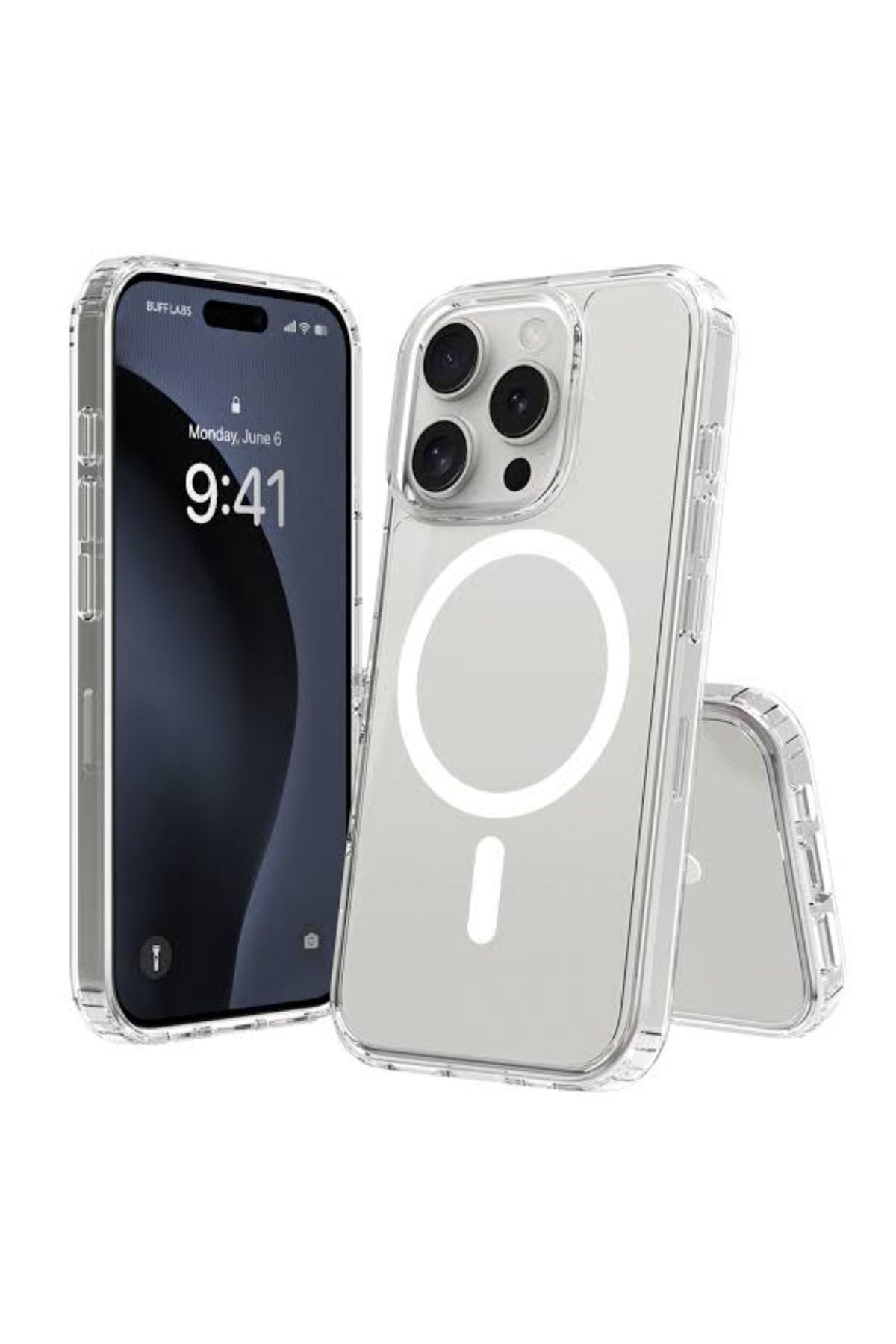 Store Apple 16 pro Animasyon Destekli Sararmayan şeffaf Kılıf