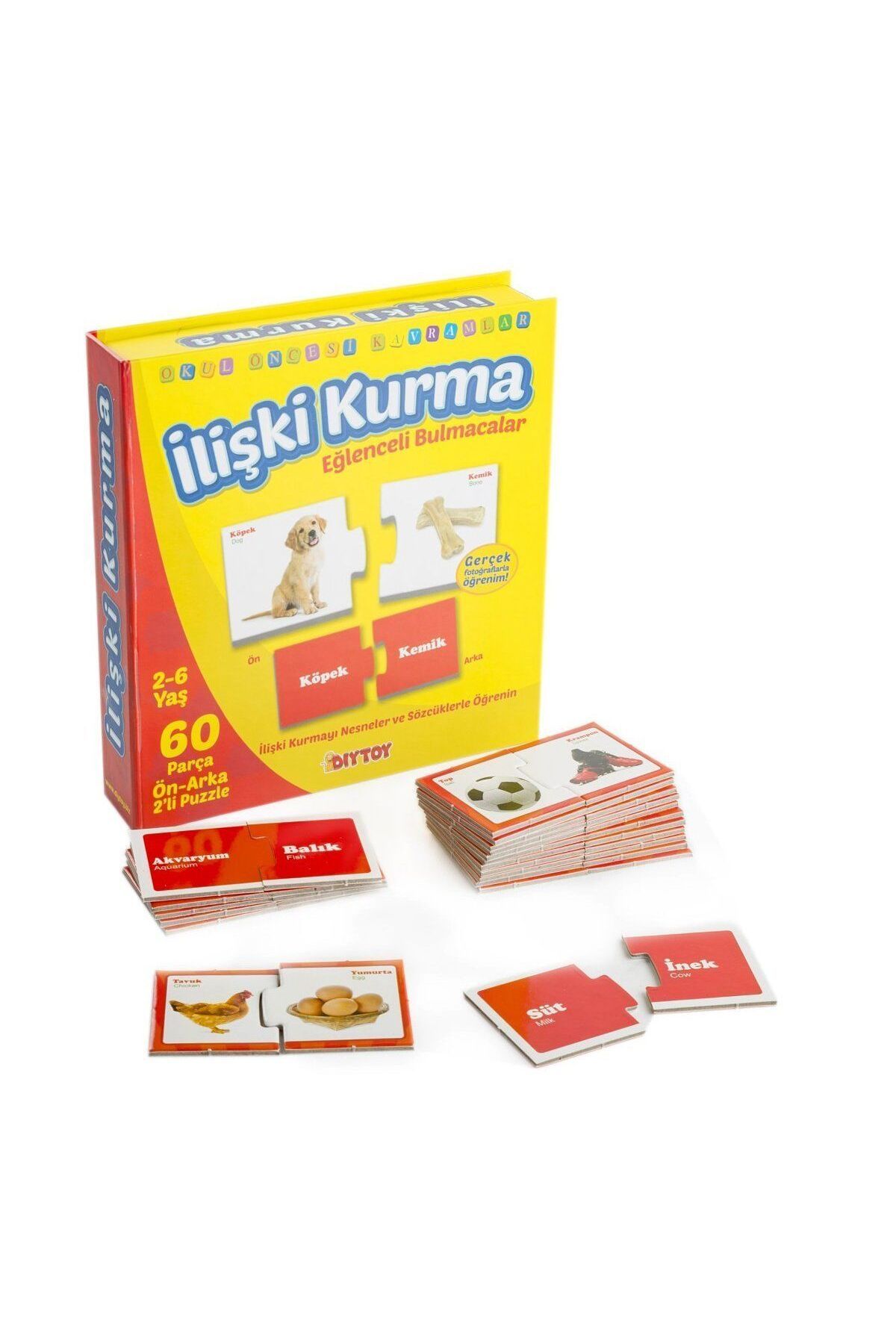 Russet 1437 DıyToy, Eğlenceli Bulmacalar - İlişki Kurma / 2-6 yaş