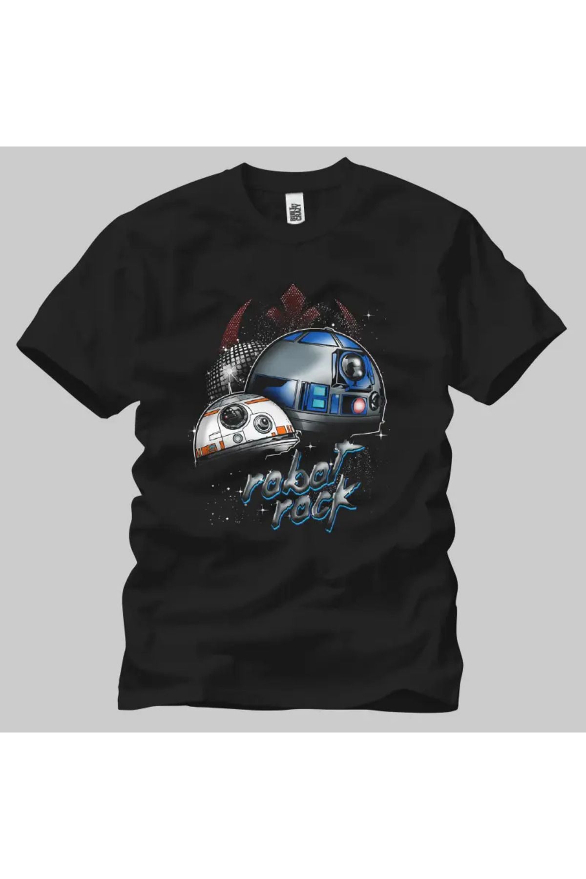 Built By Crazy Star Wars: Robot Rock Unisex Tişört