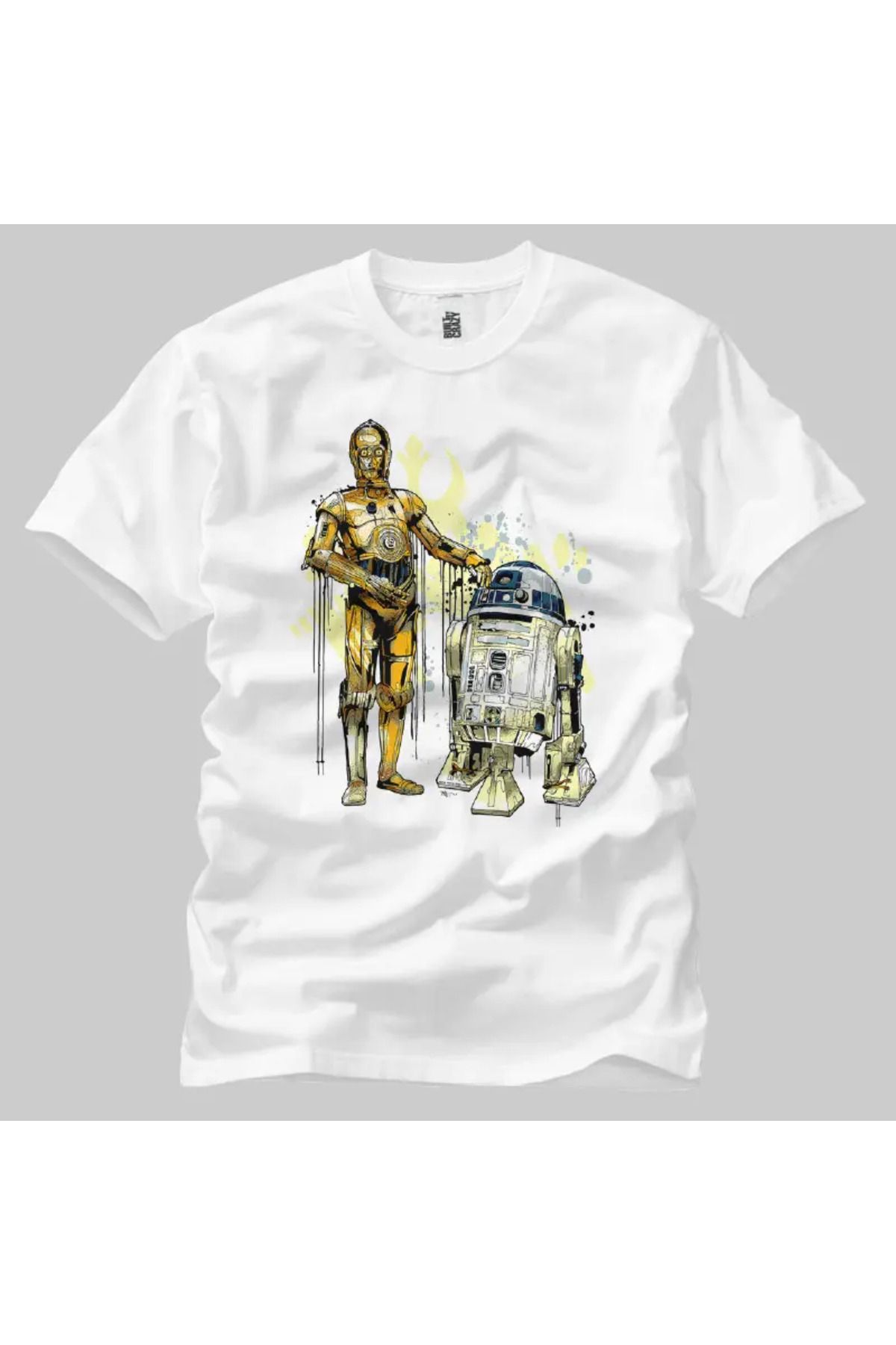 Built By Crazy Star Wars: R2D2 and C3PO Unisex Tişört