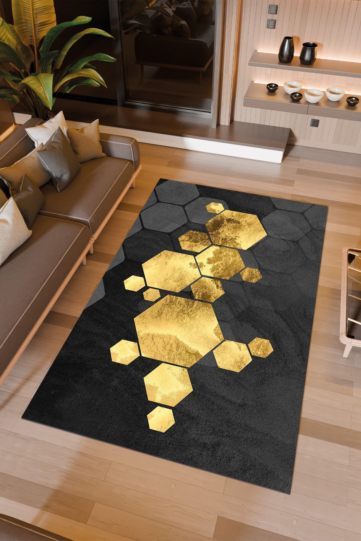 Halıcıoğlu home Dijital Baskı Makinede Yıkanabilir Kaymaz Taban Salon Halısı Yatak Odası Halısı & Yolluk Modelleri