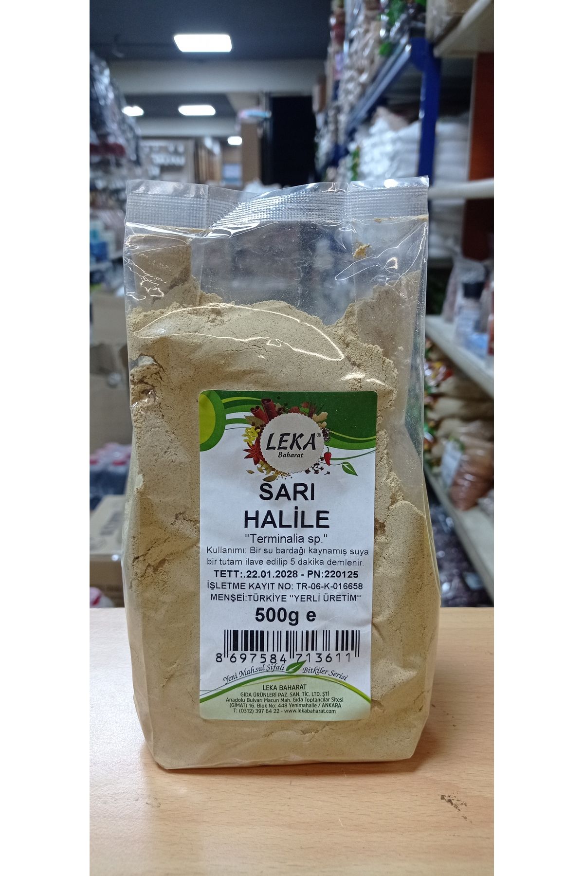 leka baharat Sarı Halile Tozu - Sarı Halile Unu 500 g