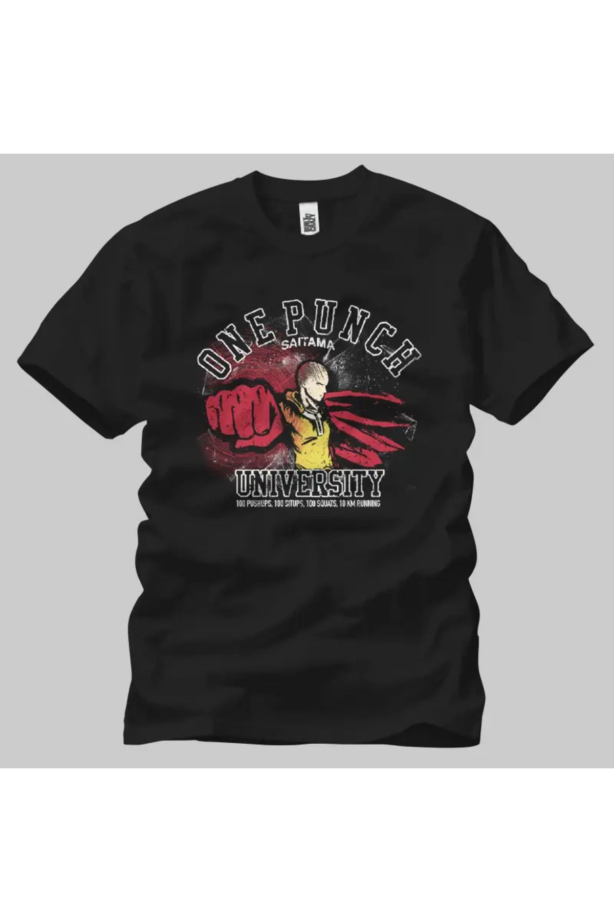 Built By Crazy One Punch Man: Training University Unisex Tişört