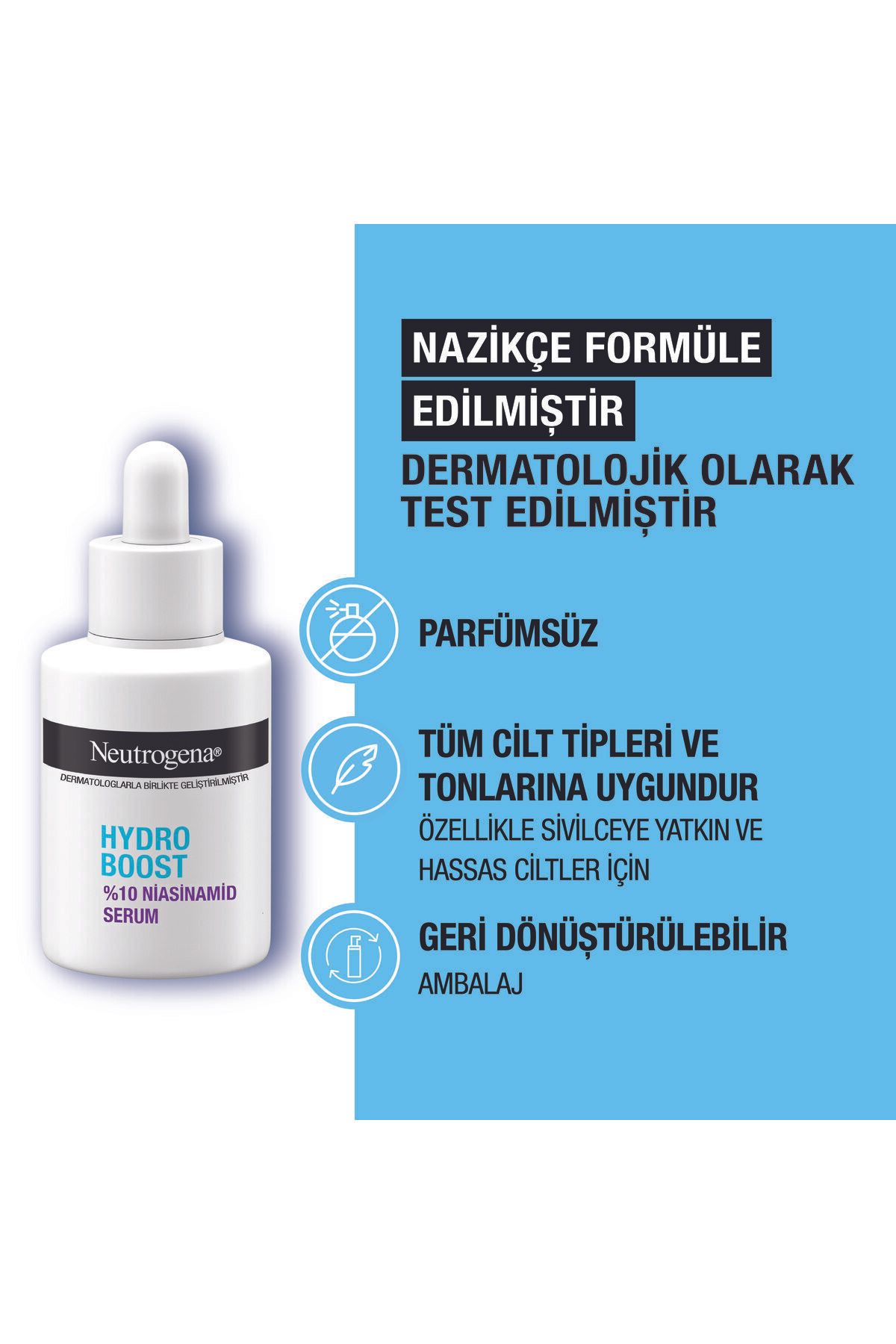 Neutrogena-Hydro Boost 10% Niacinamide Serum 30 ml + Spf 50 Moisturizer 50 ml 2
