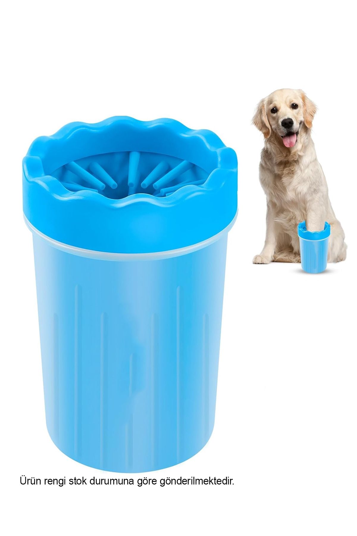 Soillium Silikon Jel Fırçalı Kedi Köpek Pati Ayak Yıkama Kovası Bardak Şekilde Pati Temizleme Kovası 1 Adet
