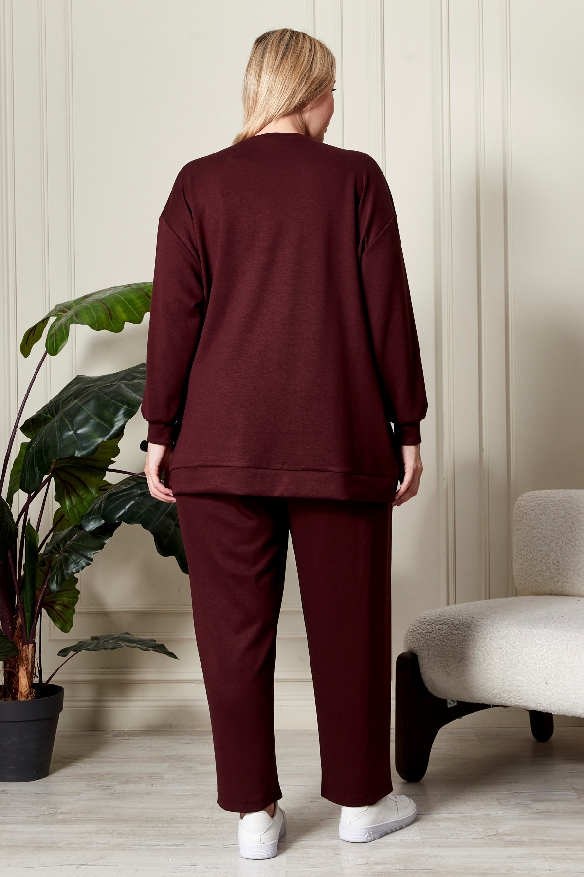 Ferace-Women's Plus Size Stone Suit 6