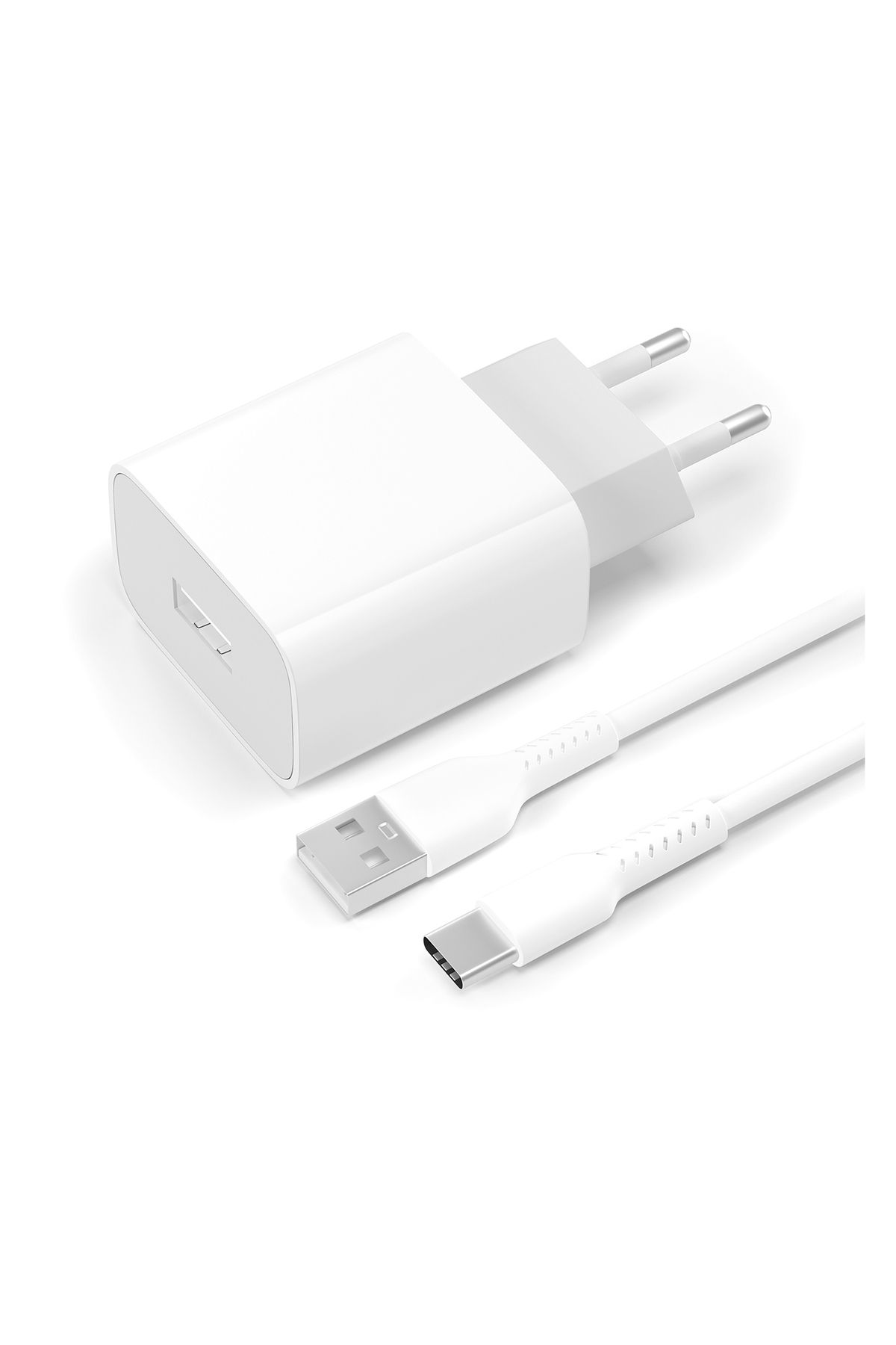 Teknonet TN-HCH07 18W 3000 mAh Type-C Kablo + Şarj Aleti (Beyaz)